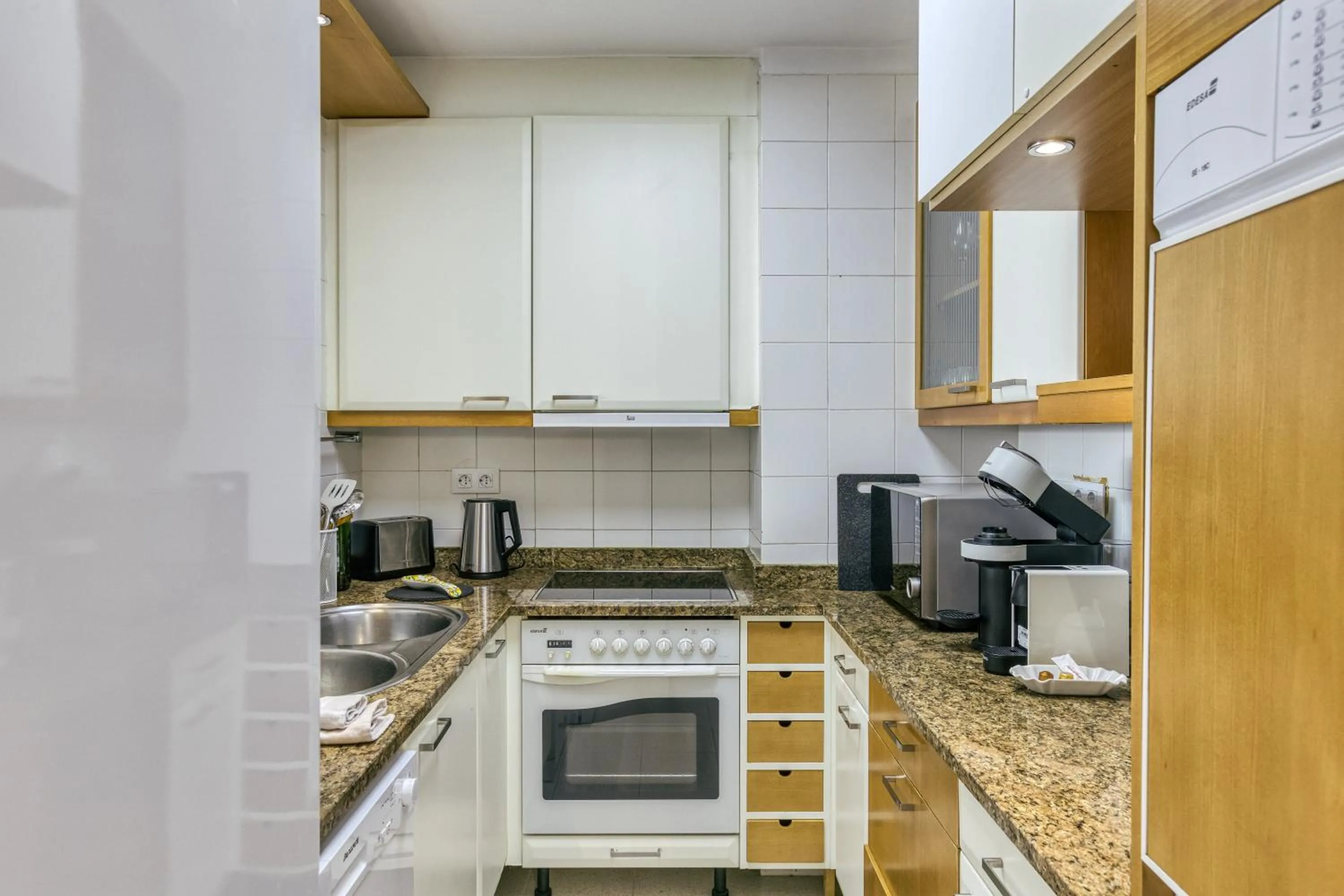 Kitchen or kitchenette in Apartamento Con Vistas A Mar