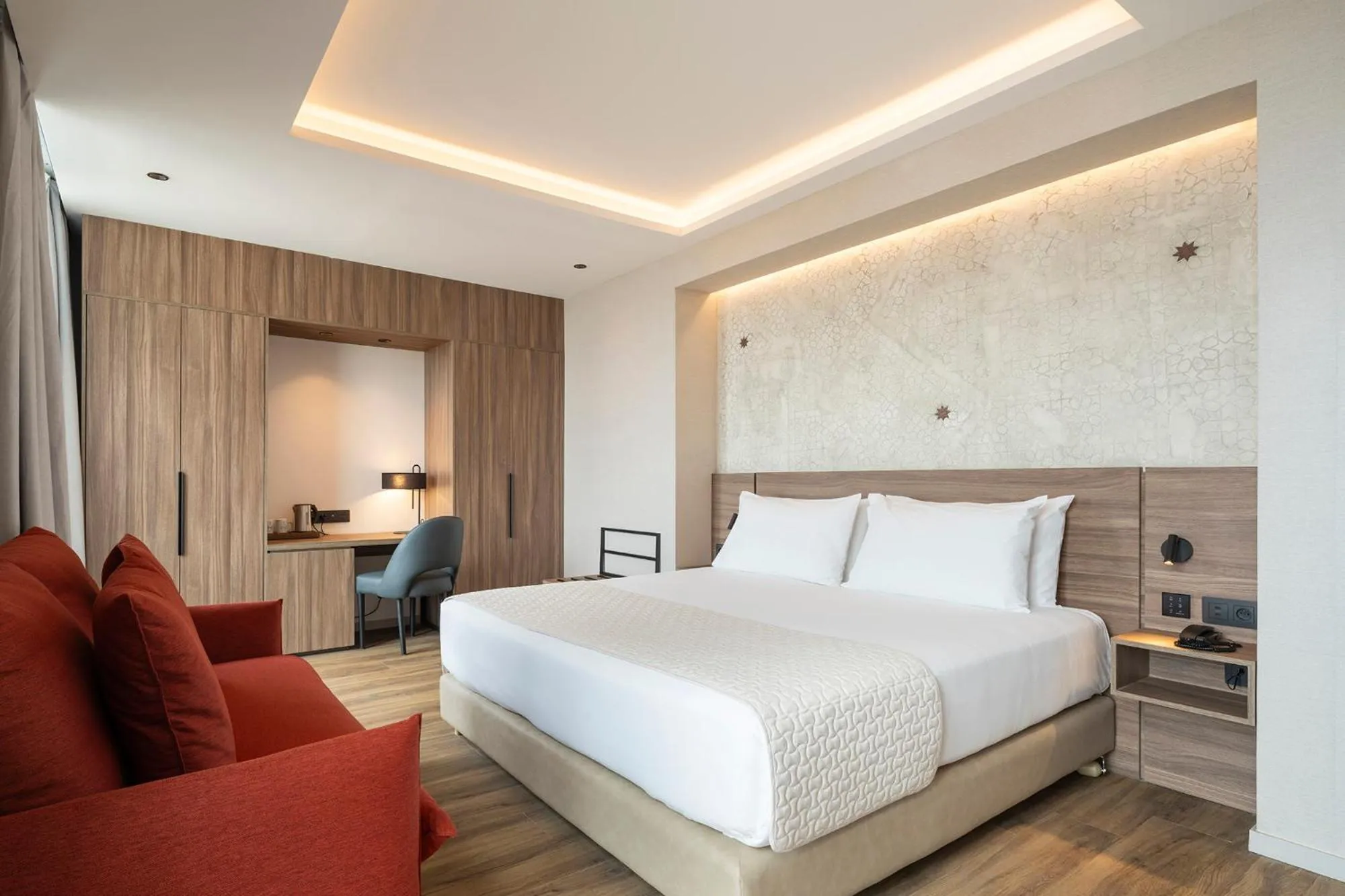 Bed in Eurostars Casa Anfa