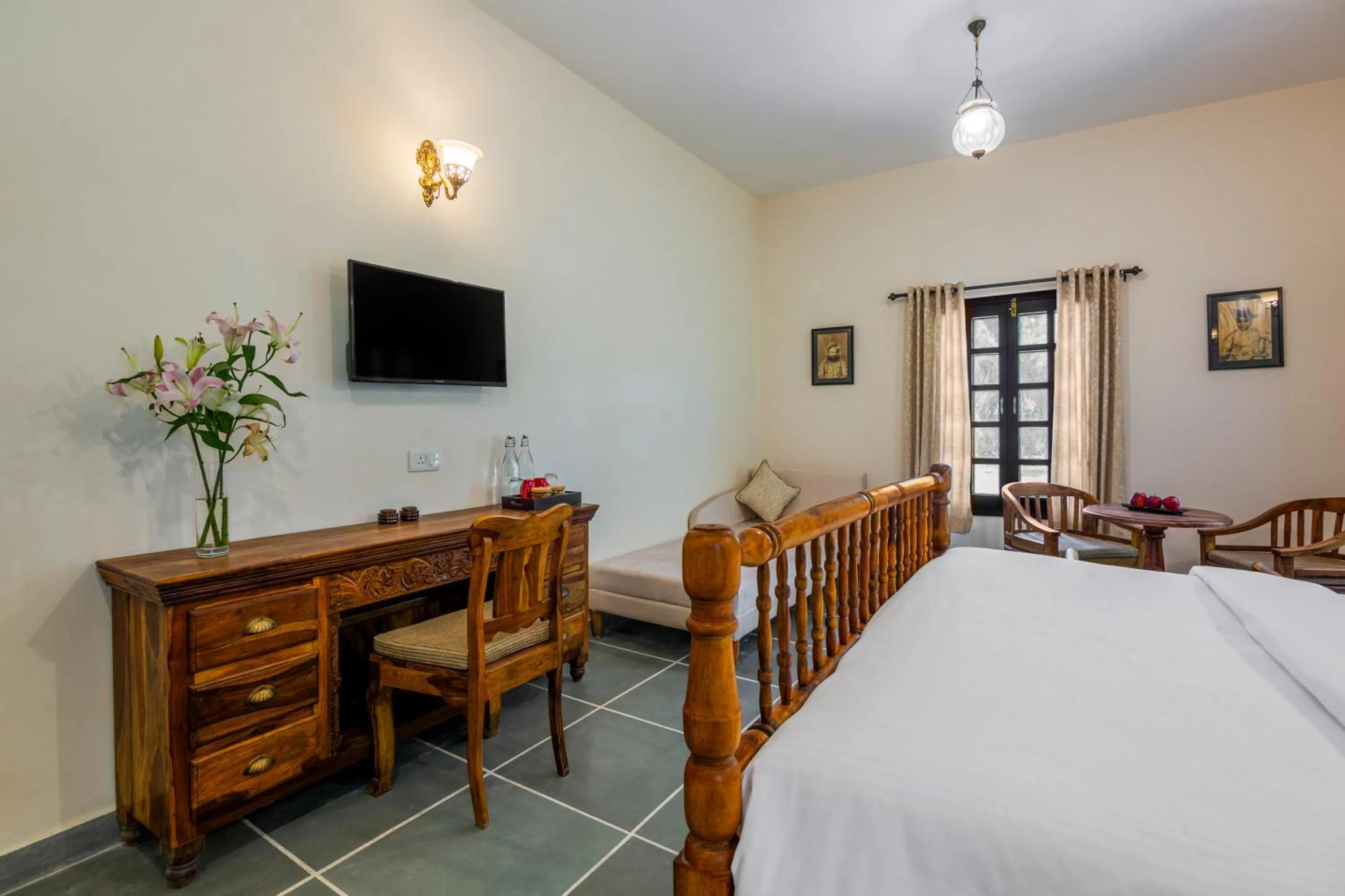 Bed in Sterling Aravalli Udaipur