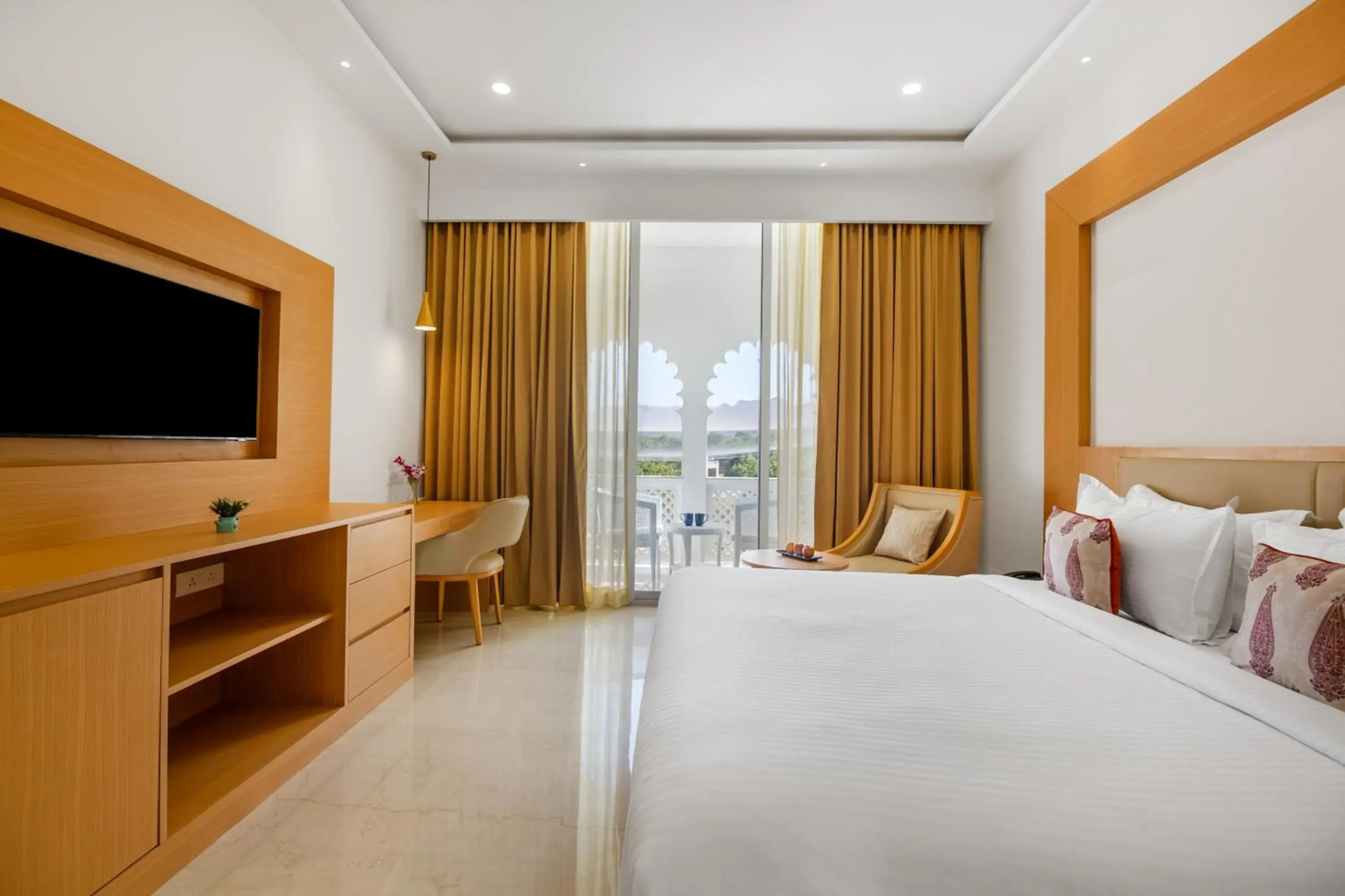 Bed in Sterling Aravalli Udaipur Bed in Sterling Aravalli Udaipur