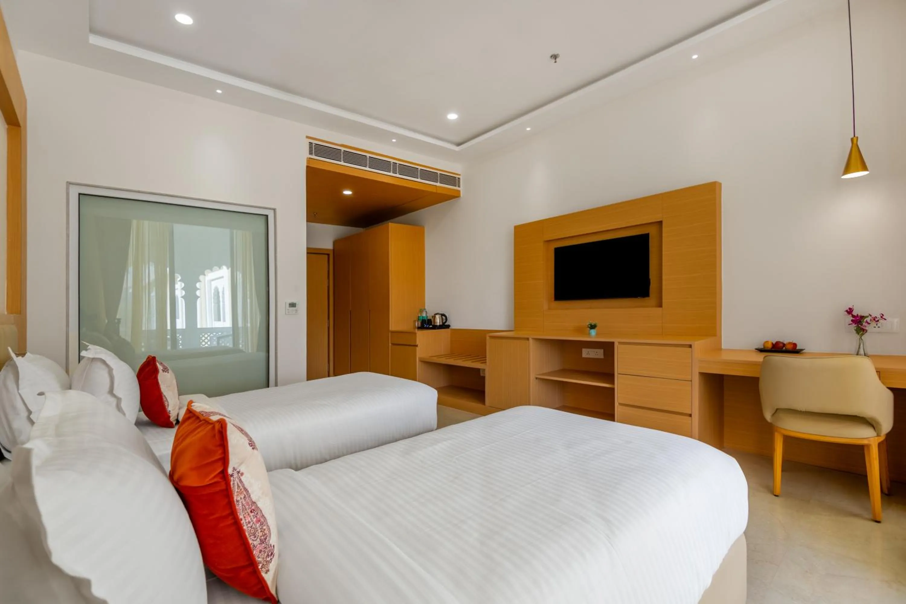 Bed in Sterling Aravalli Udaipur