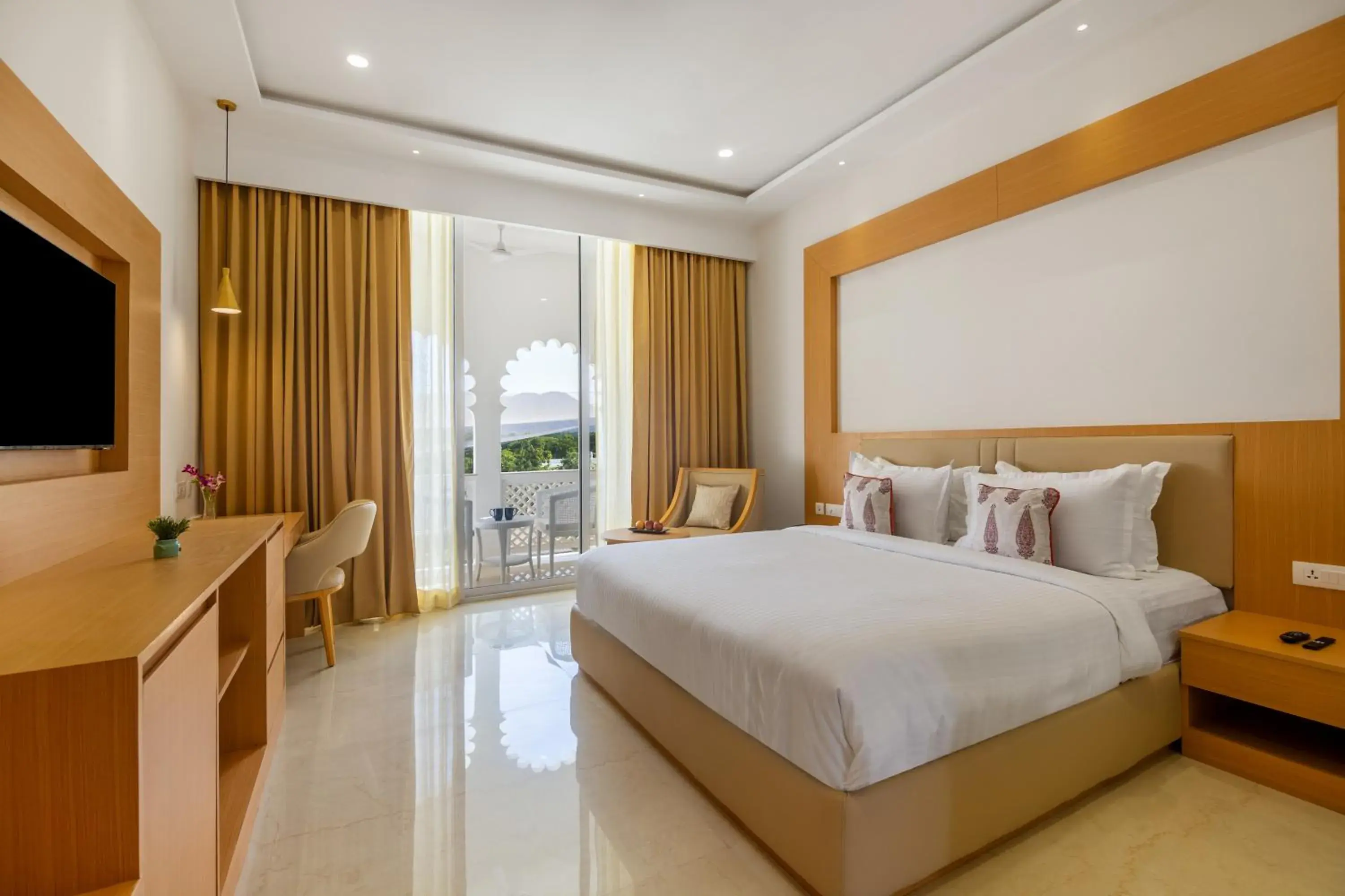 Bed in Sterling Aravalli Udaipur Bed in Sterling Aravalli Udaipur