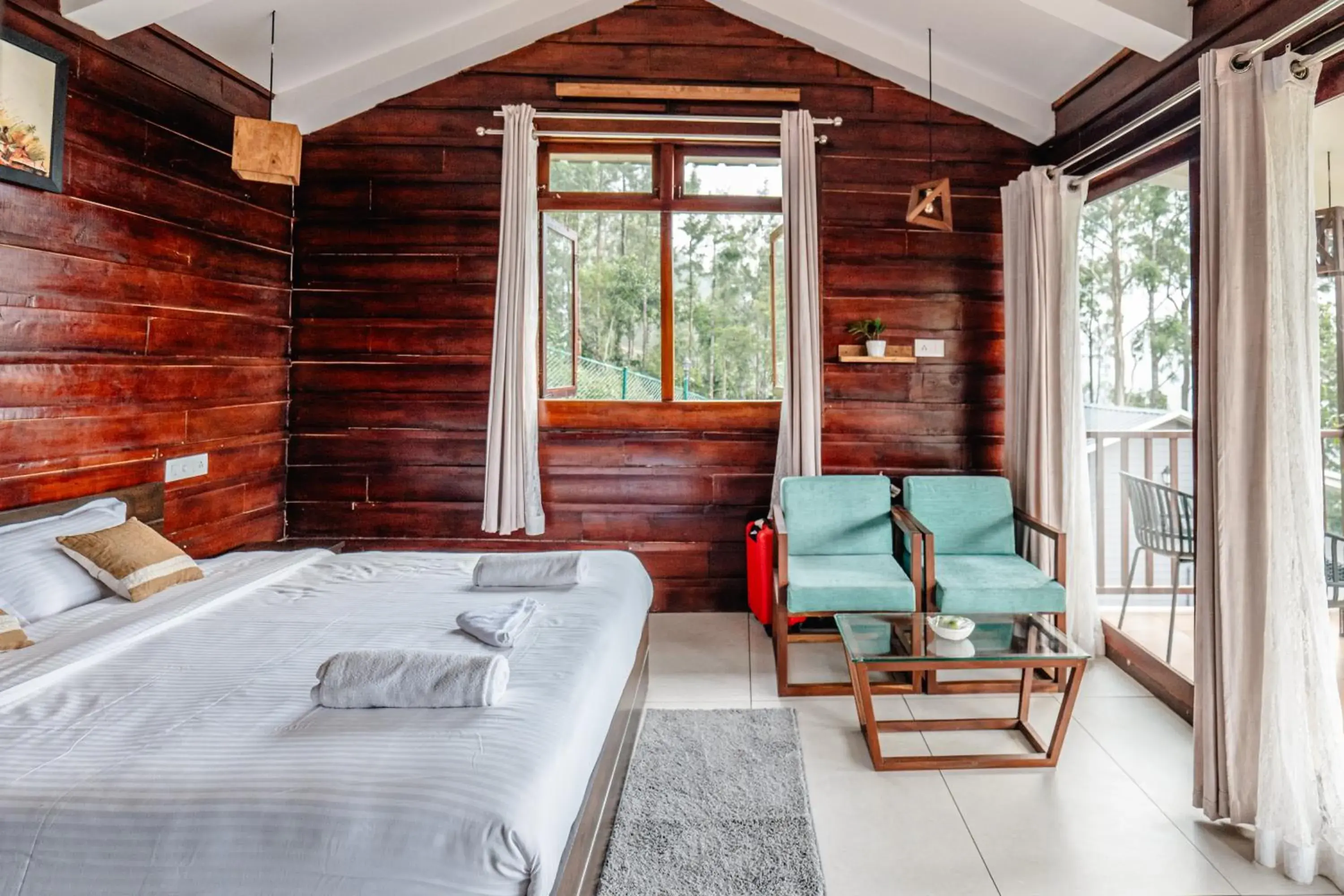 Bed in Hilltop Munnar by Fracspace Bed in Hilltop Munnar by Fracspace