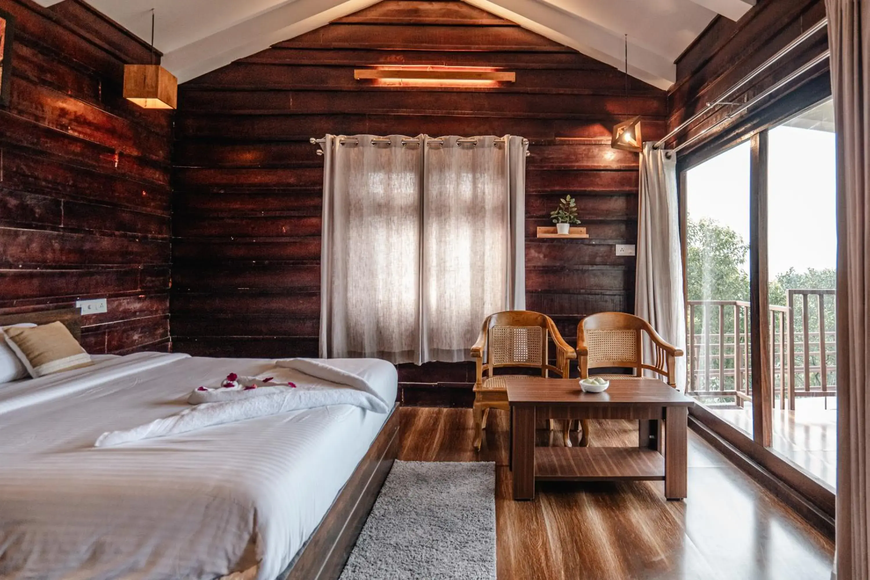 Bed in Hilltop Munnar by Fracspace Bed in Hilltop Munnar by Fracspace