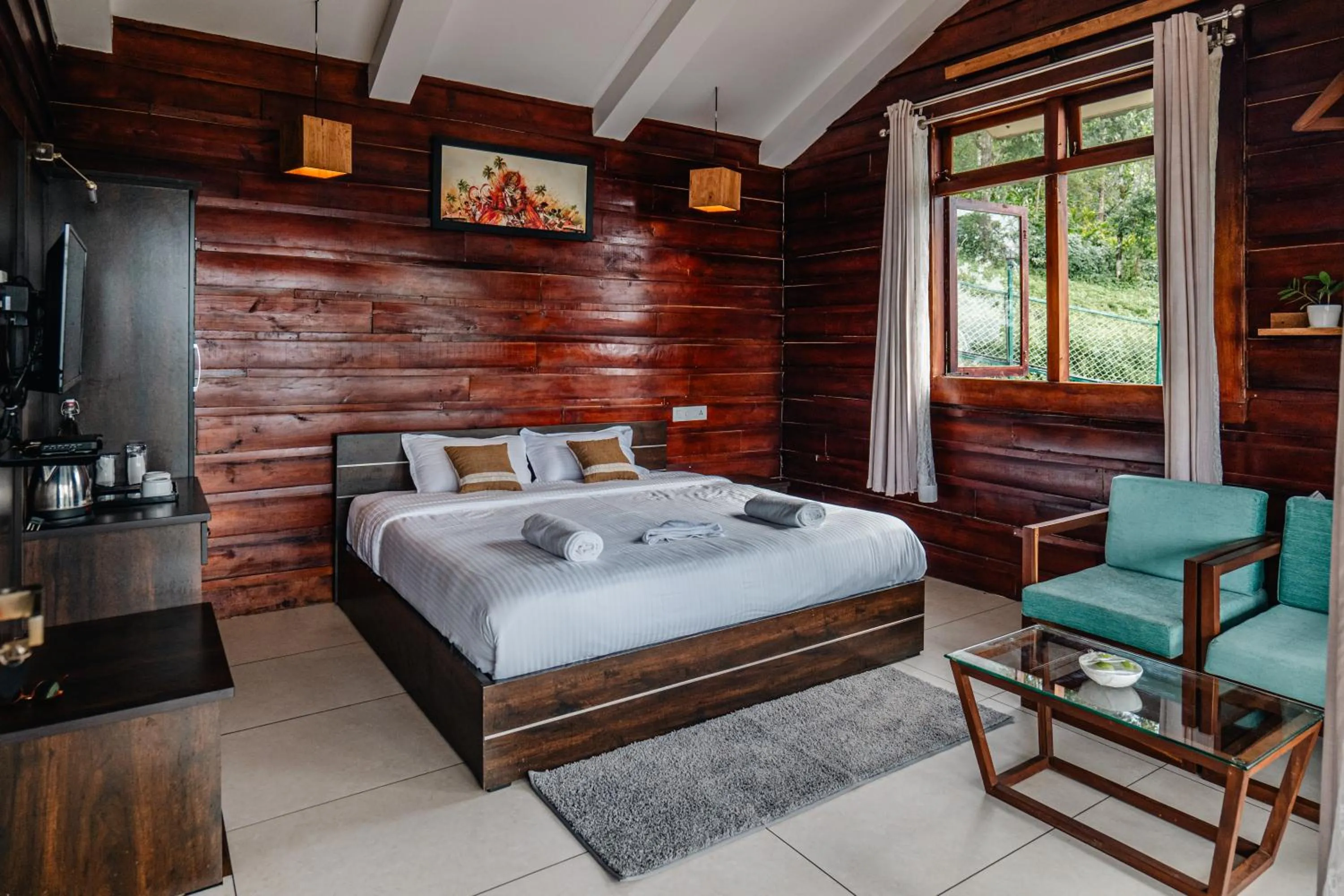 Bed in Hilltop Munnar by Fracspace