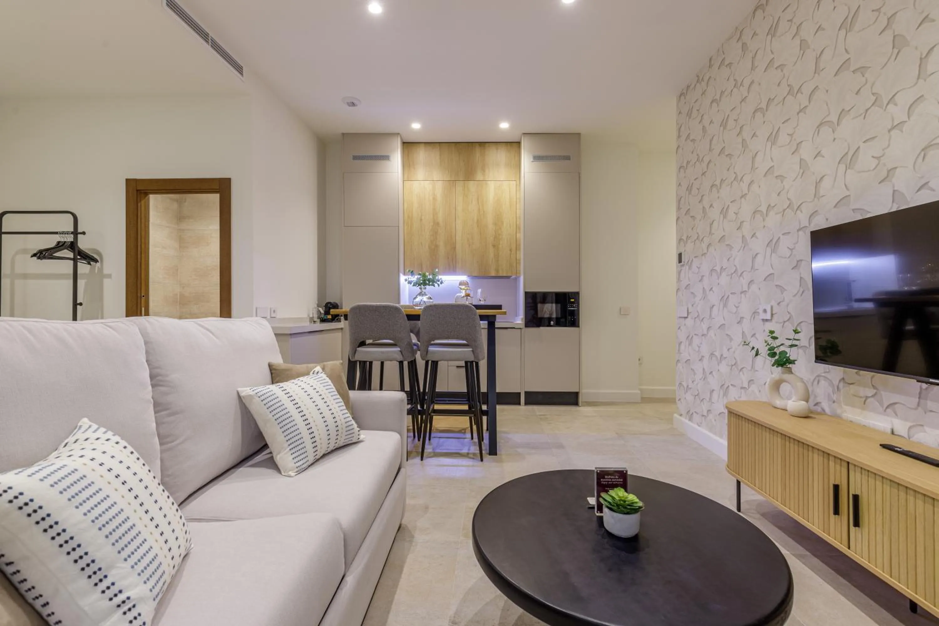 TV and multimedia in Plaza del Siglo Suites & Boutique Apartments by Caleta Homes