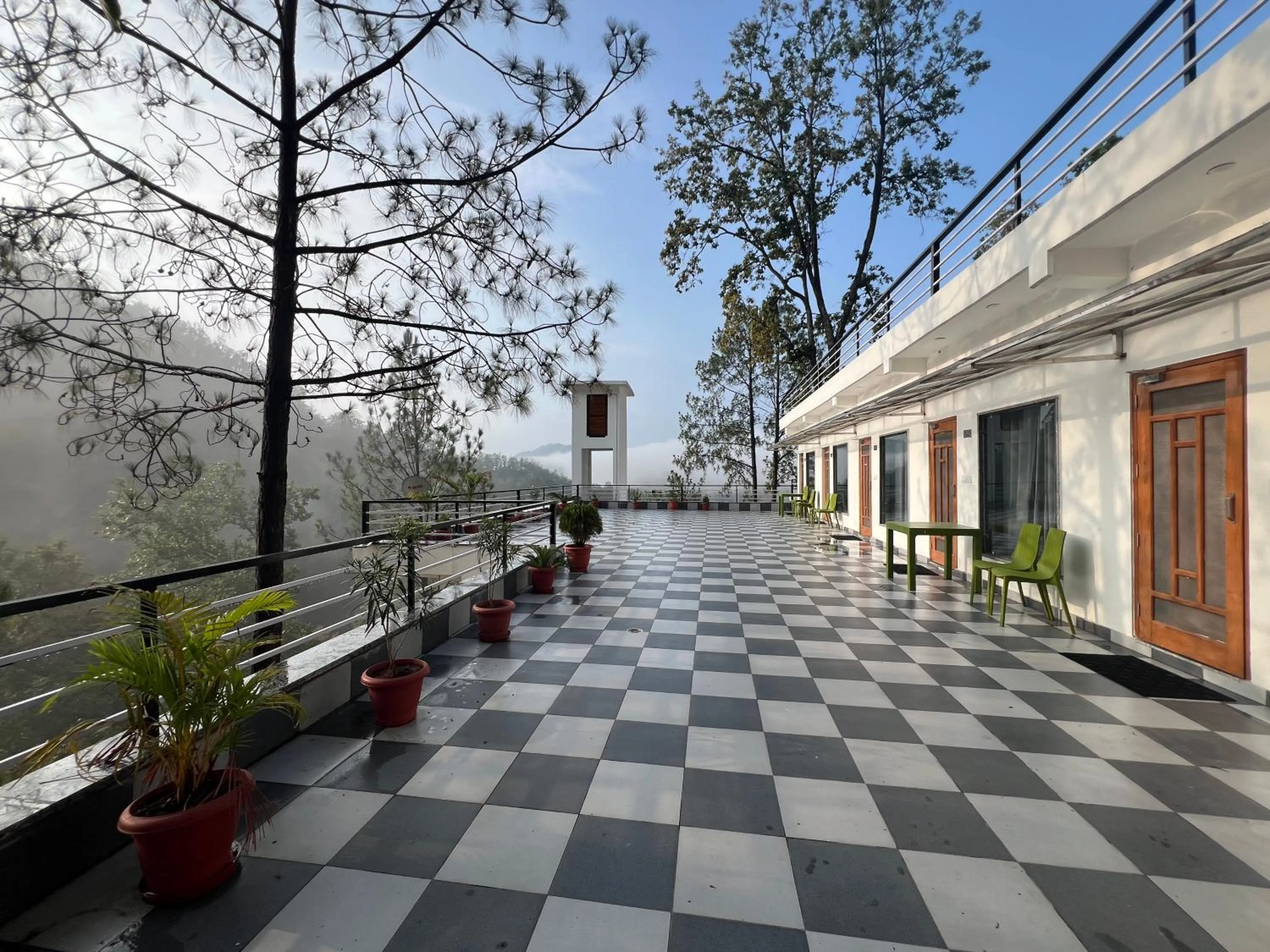 Mountain view in The Shalam Resort श्रीकृष्ण शरणं मम