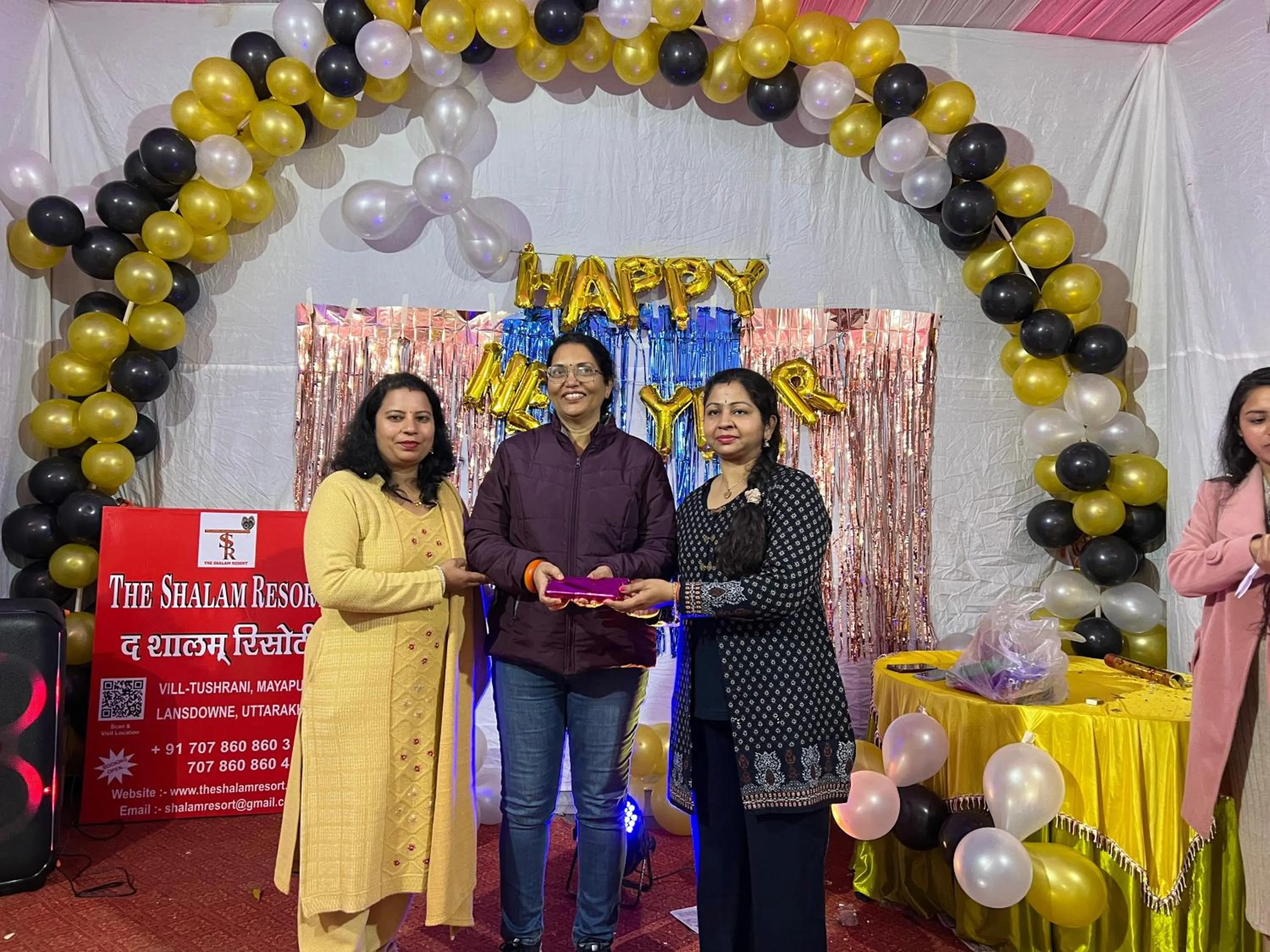 Logo/Certificate/Sign in The Shalam Resort श्रीकृष्ण शरणं मम