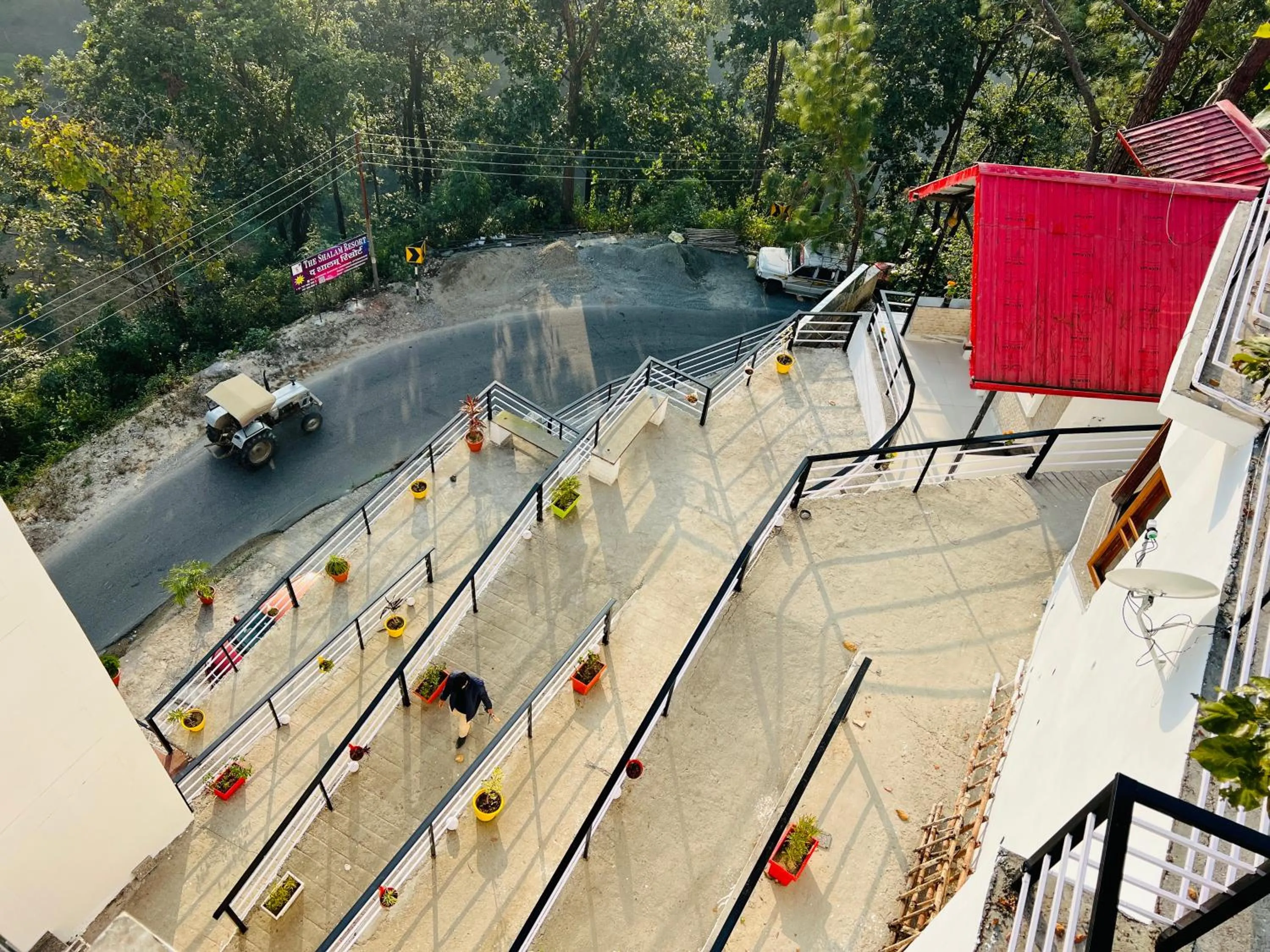 View (from property/room) in The Shalam Resort श्रीकृष्ण शरणं मम