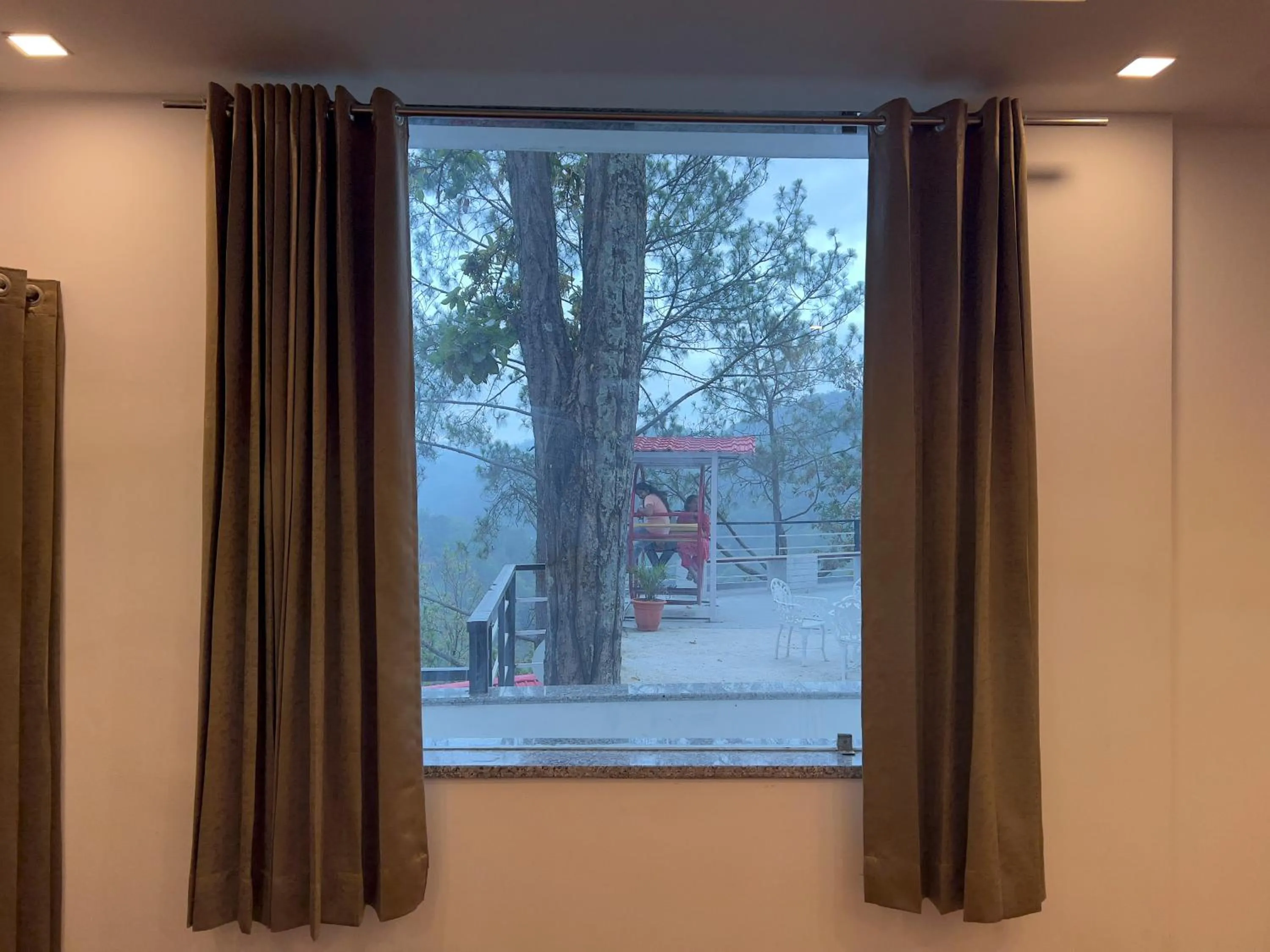 View (from property/room) in The Shalam Resort श्रीकृष्ण शरणं मम