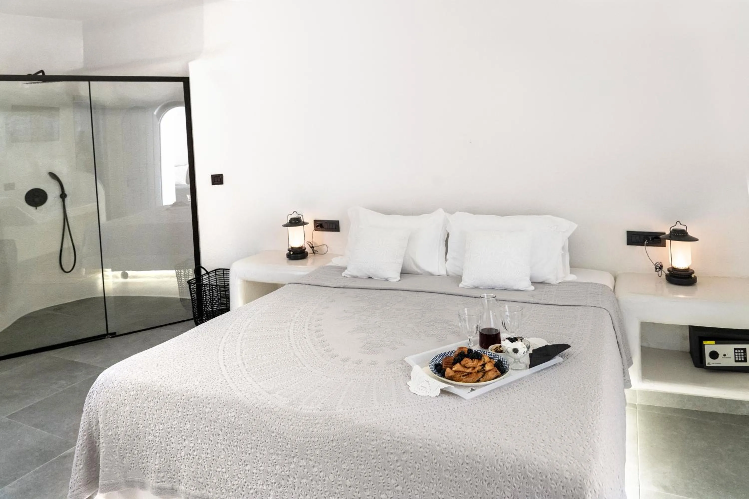 Bedroom, Bed in Art and Sky