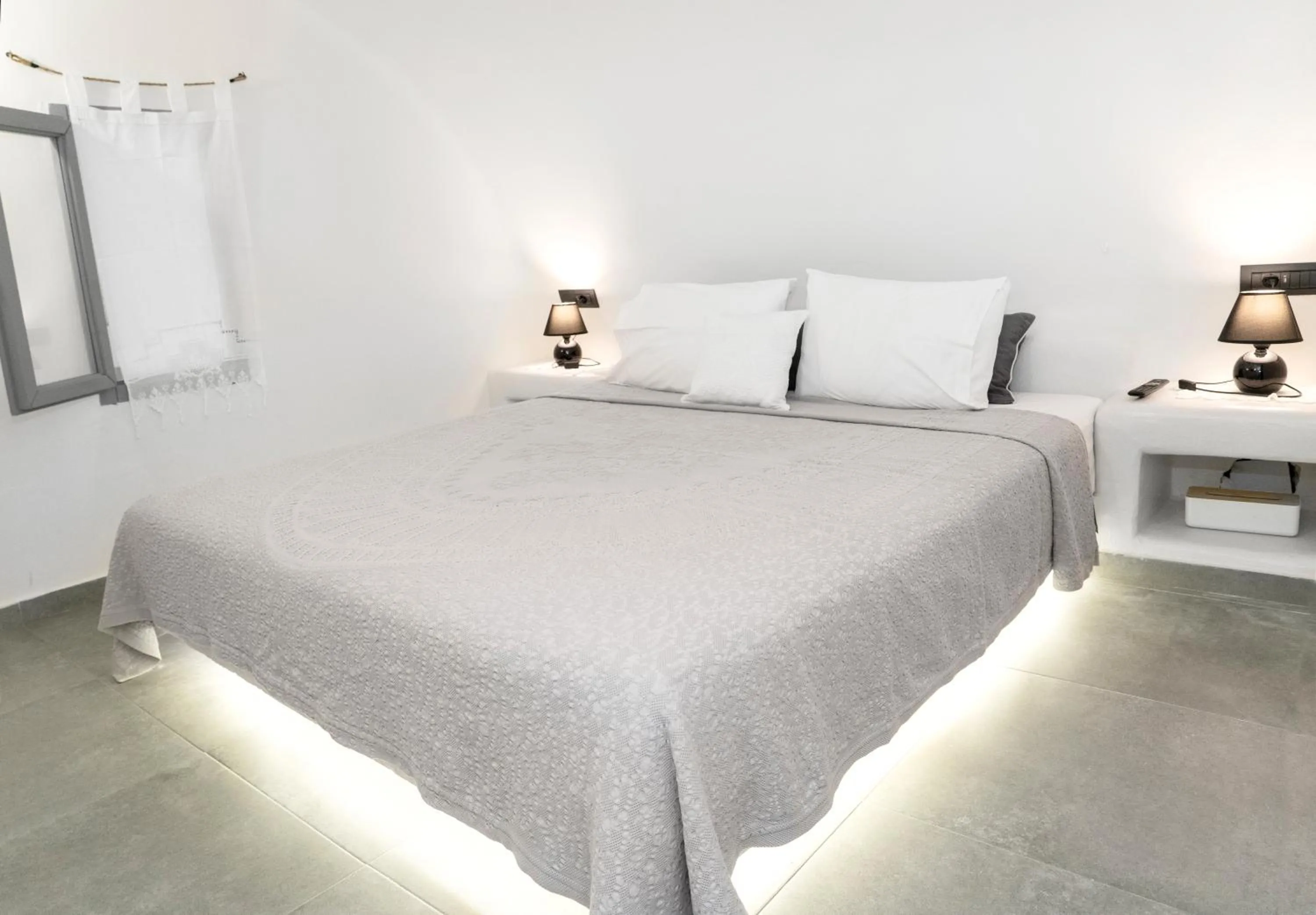 Bedroom, Bed in Art and Sky