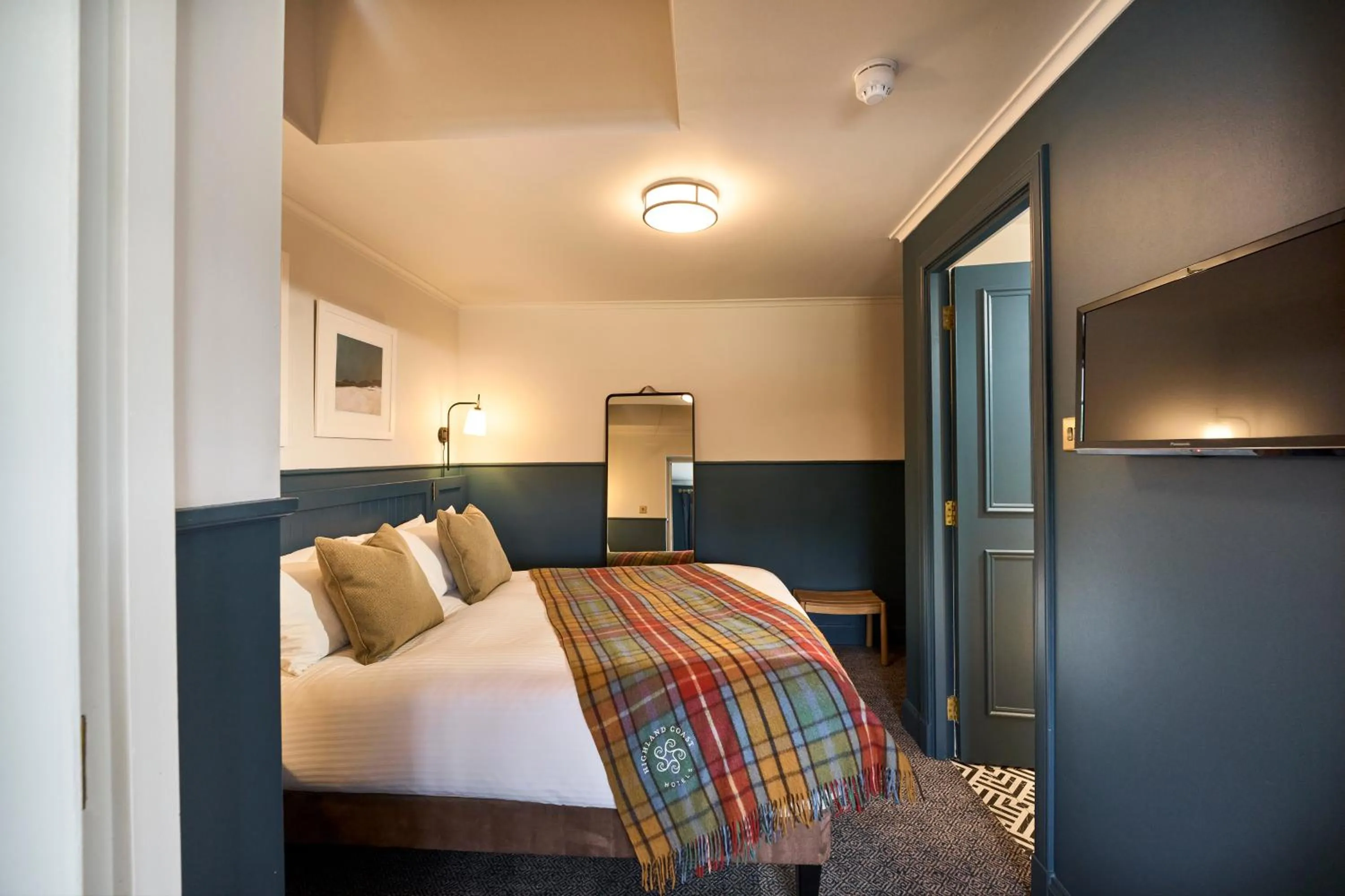 Bed in Royal Marine Hotel, by Highland Coast Hotels