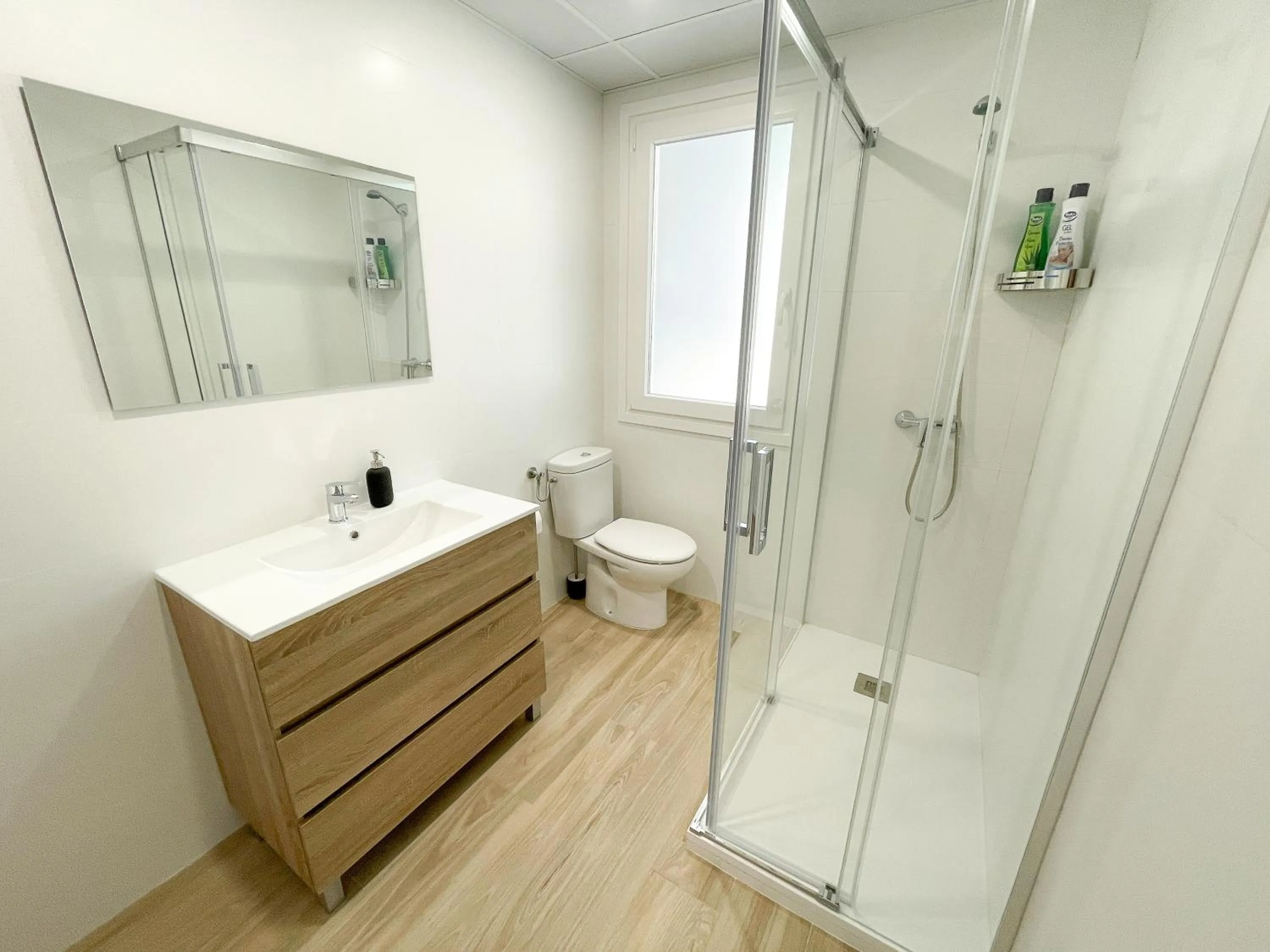 Shower in Apartamentos Zaragoza Gran Vía 3000