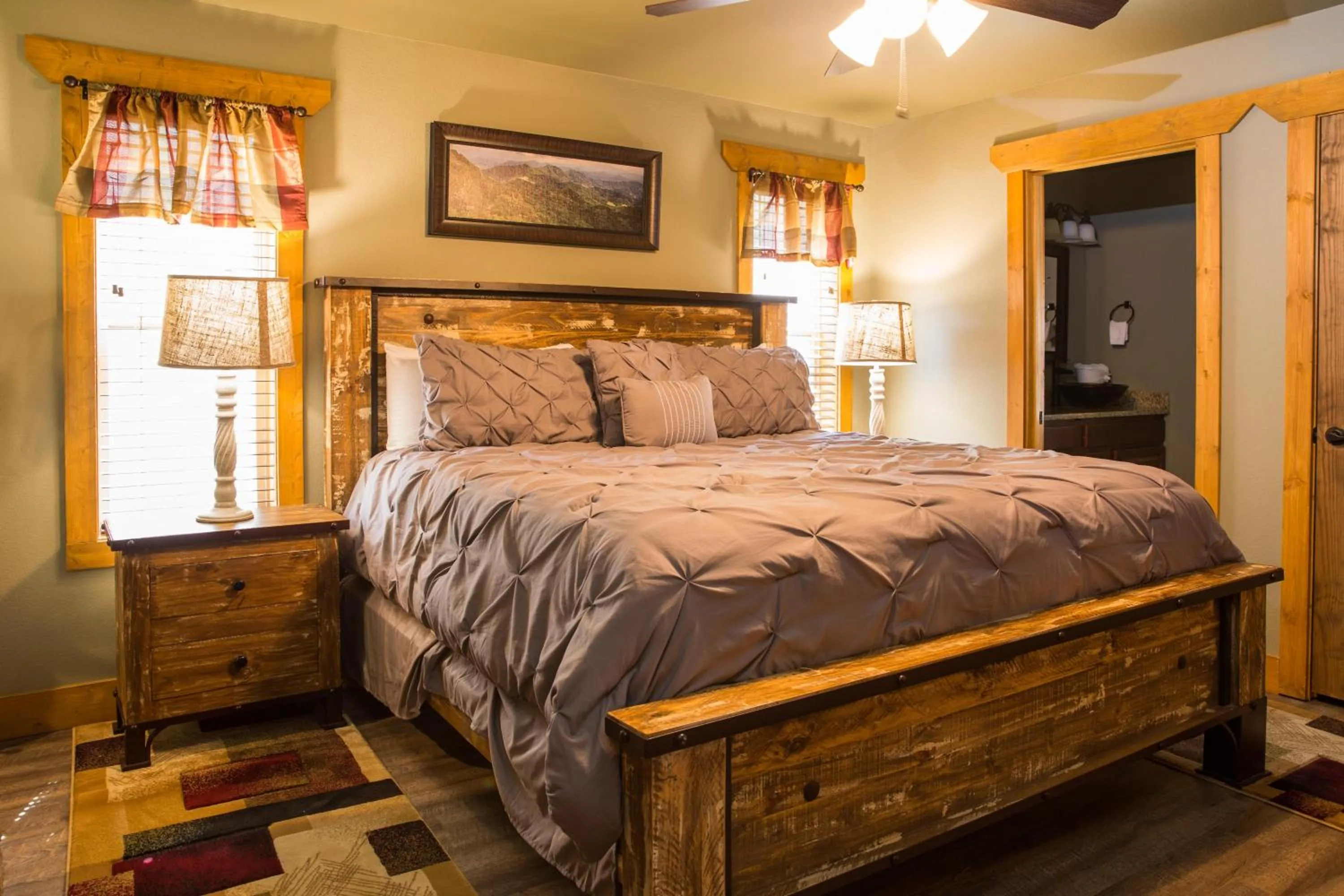 Bed in A Hilltop Hideaway by Eden Crest