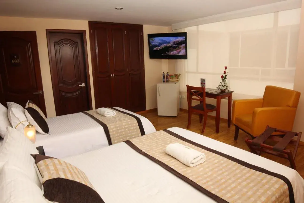 Double Room with Private Bathroom in Hotel Xilon Pasto Double Room with Private Bathroom in Hotel Xilon Pasto