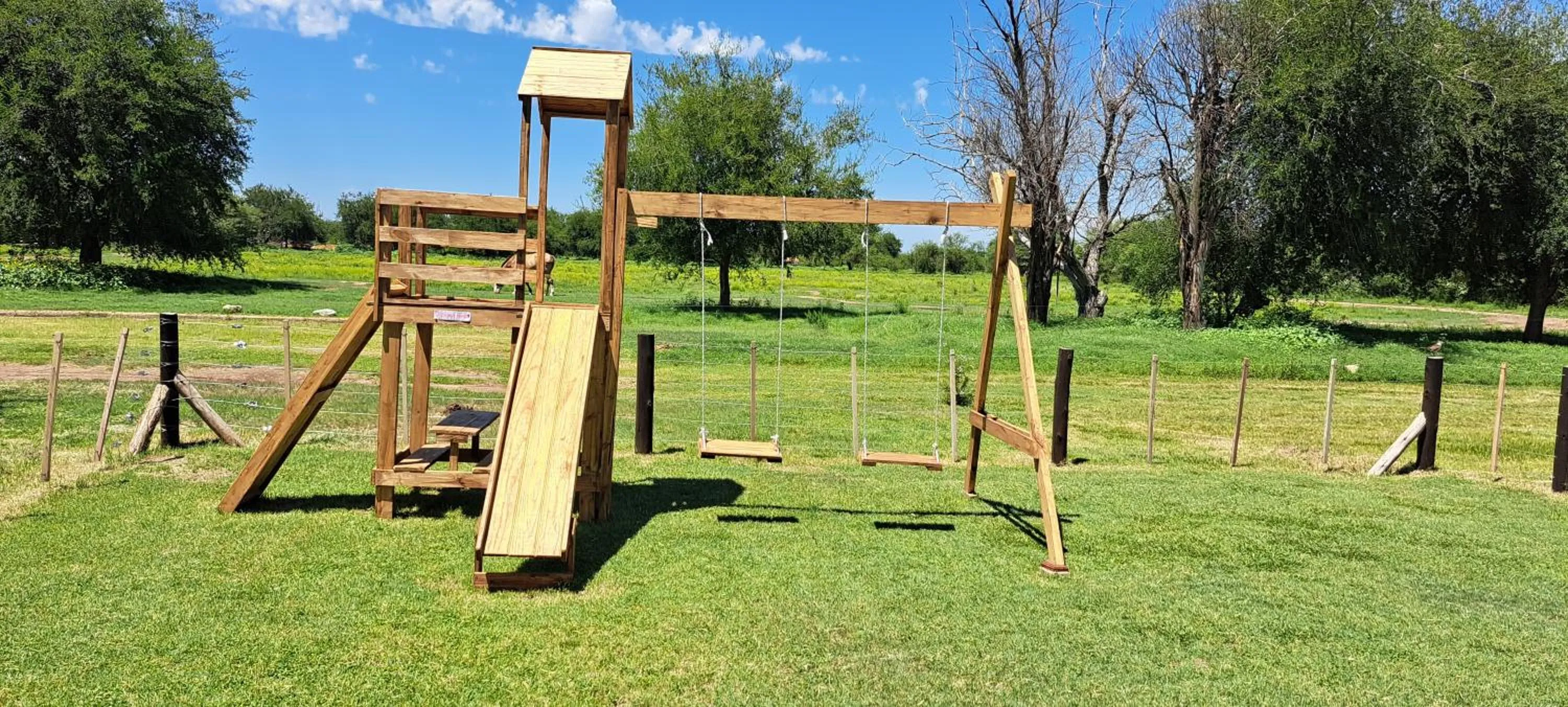 Children play ground in Ayres del Golf Posada-Restó