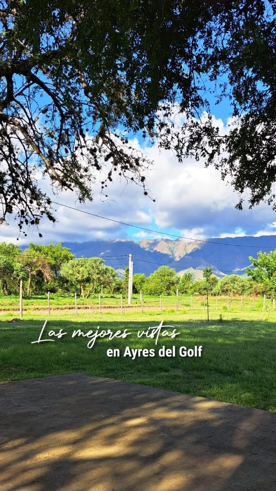 Mountain view in Ayres del Golf Posada-Restó
