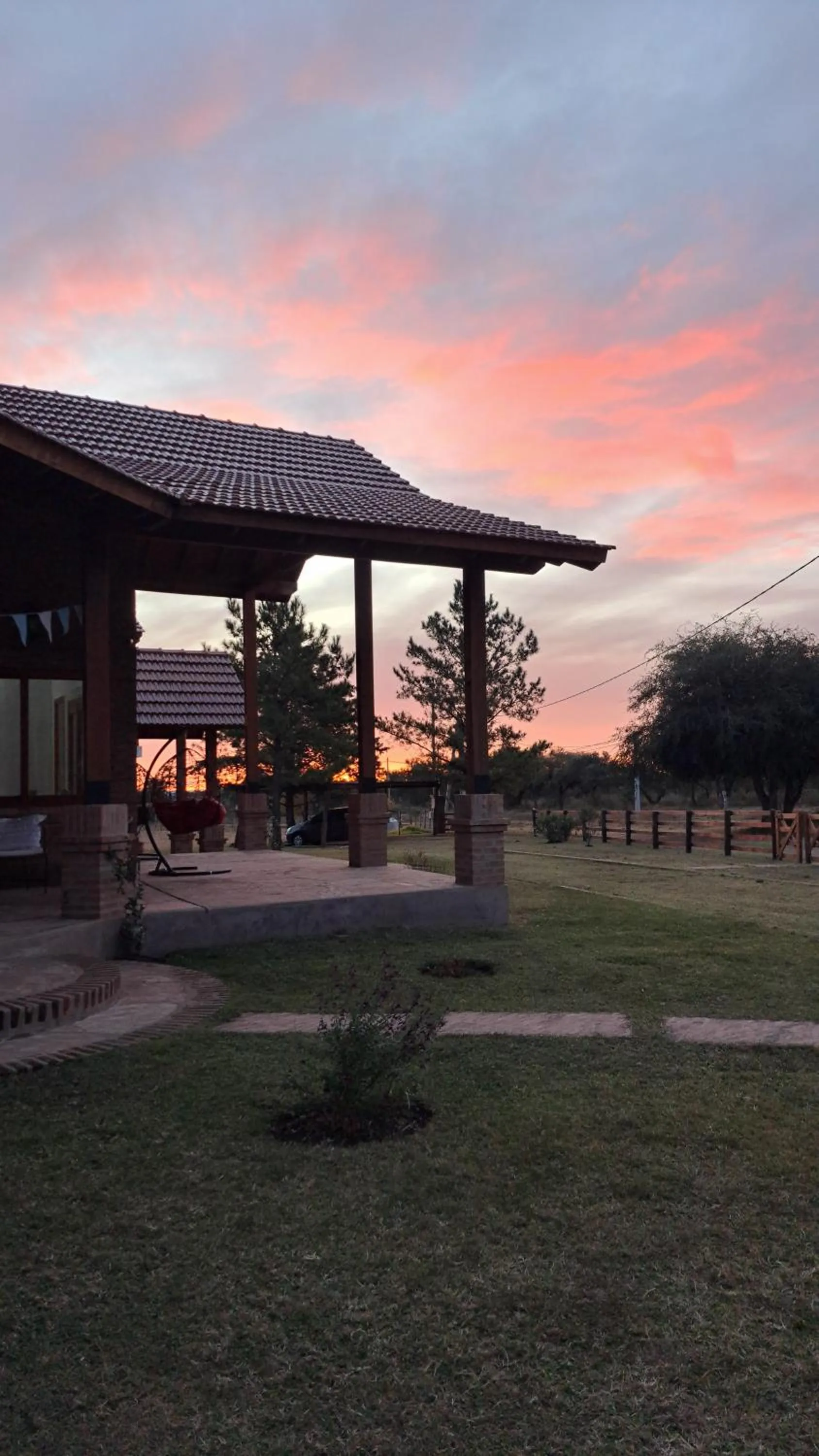 Sunset in Ayres del Golf Posada-Restó