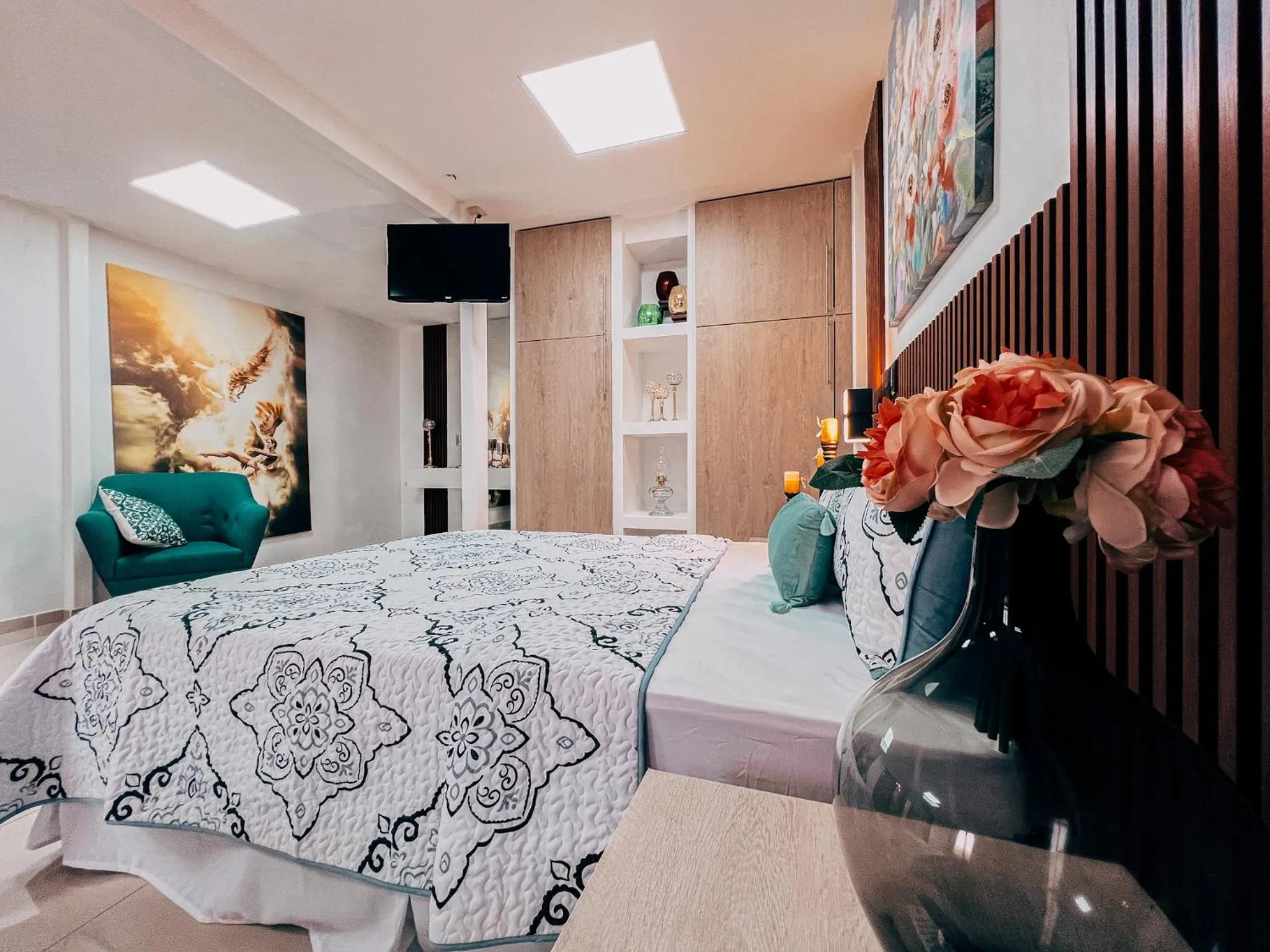 Bed in Hotel San Angelo