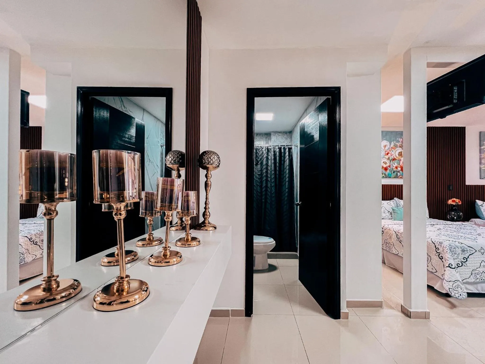 Bed in Hotel San Angelo