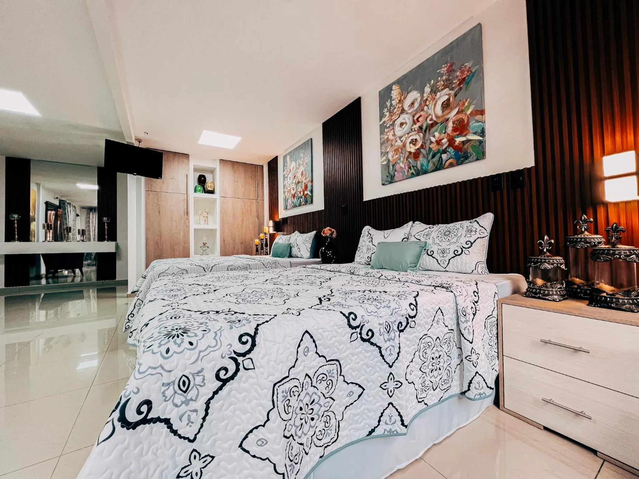 Bed in Hotel San Angelo