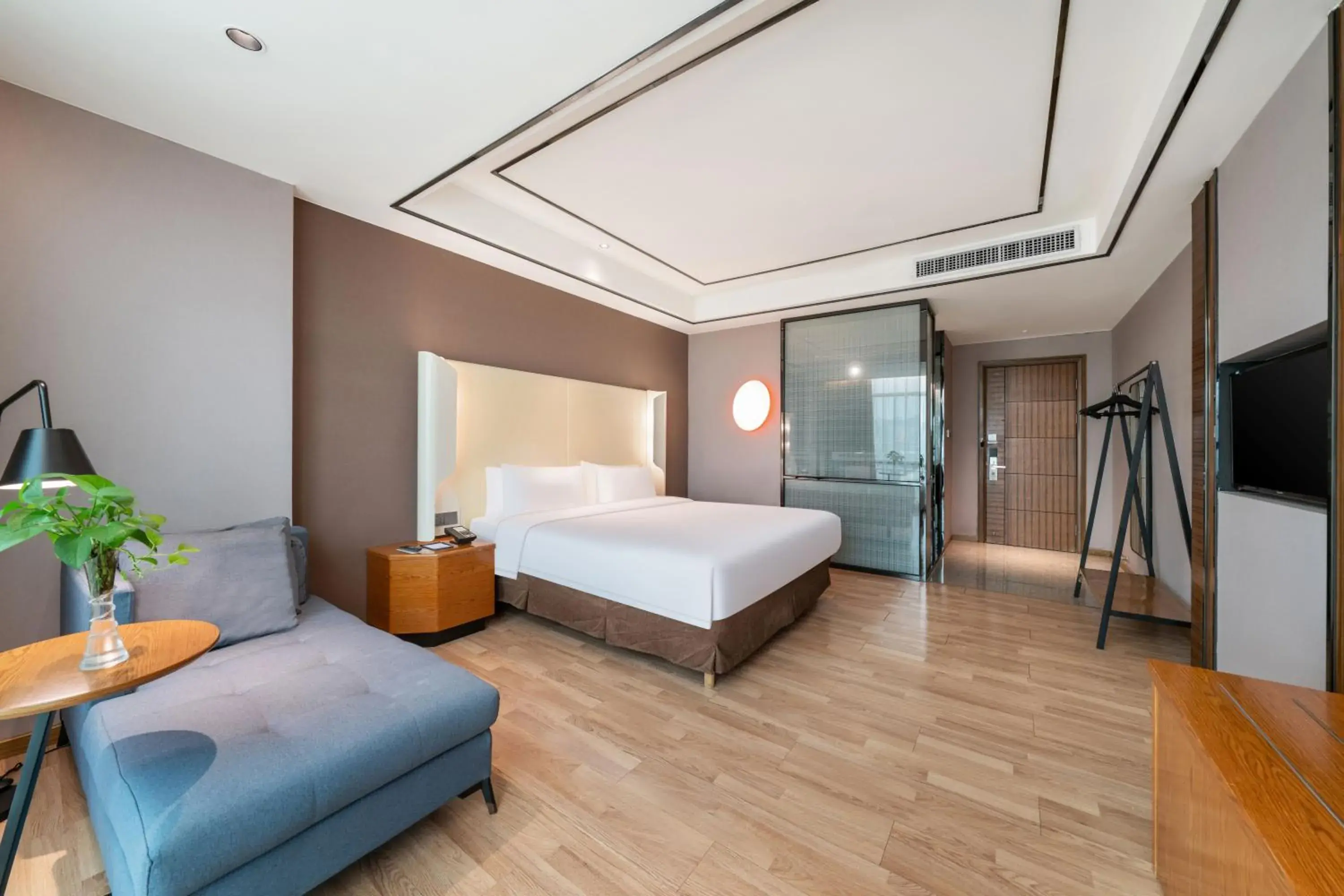 Bed in Campanile Shenzhen Gongming Honghuashan Metro Station Bed in Campanile Shenzhen Gongming Honghuashan Metro Station