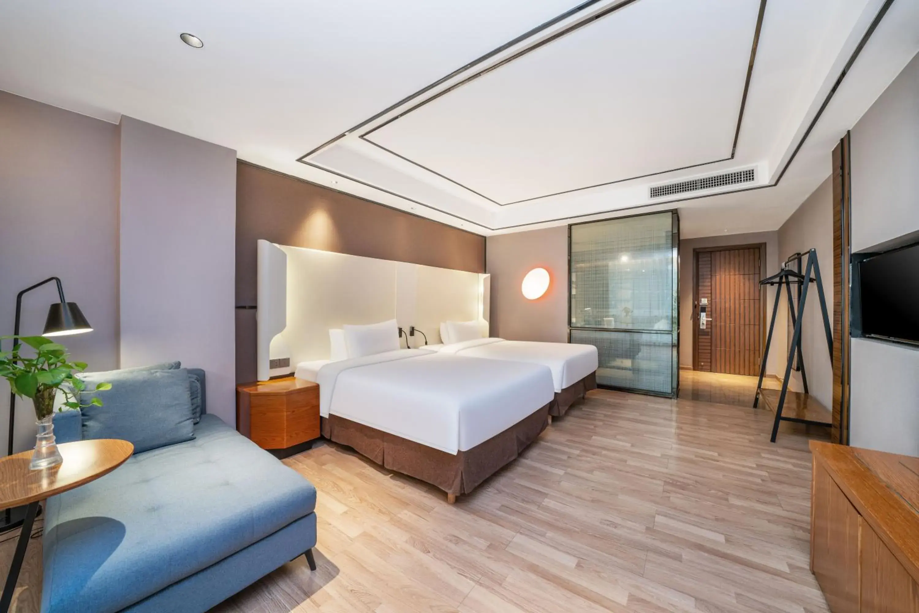 Bed in Campanile Shenzhen Gongming Honghuashan Metro Station Bed in Campanile Shenzhen Gongming Honghuashan Metro Station