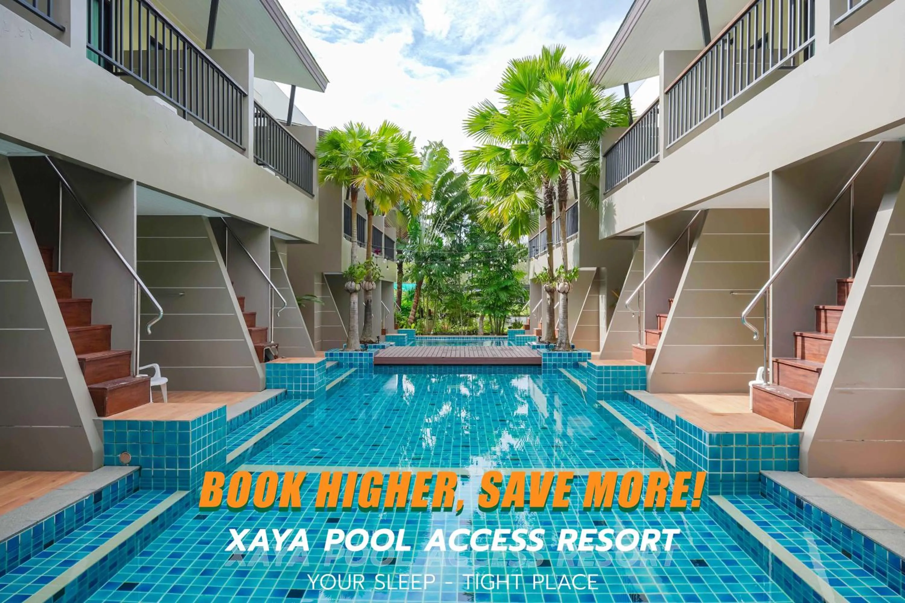 Pool view in XAYA Pool Access Resort - Phuket