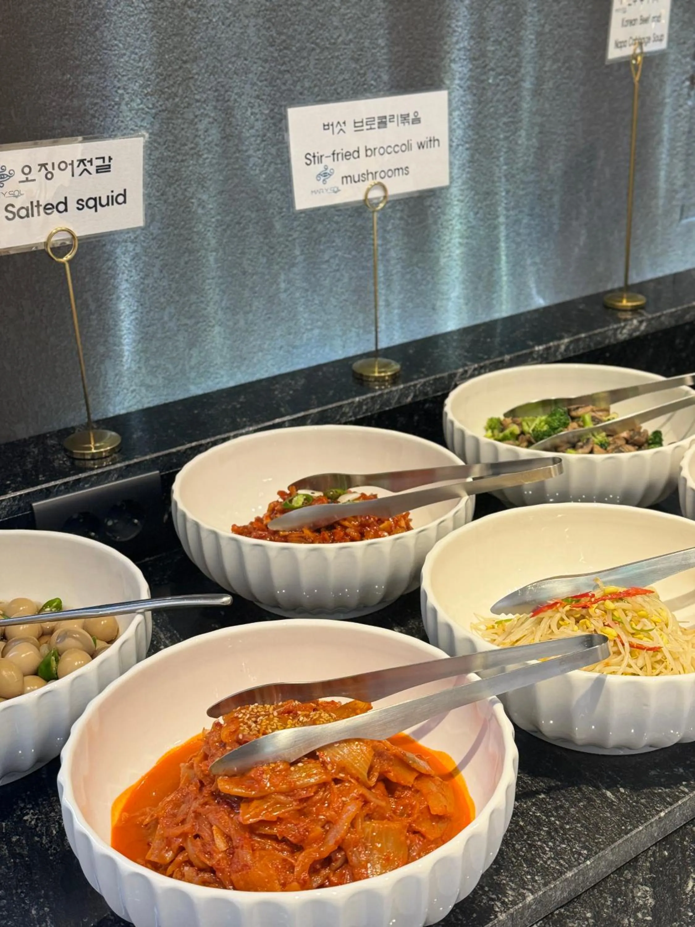 Buffet breakfast in Marysol by Haeundae beach