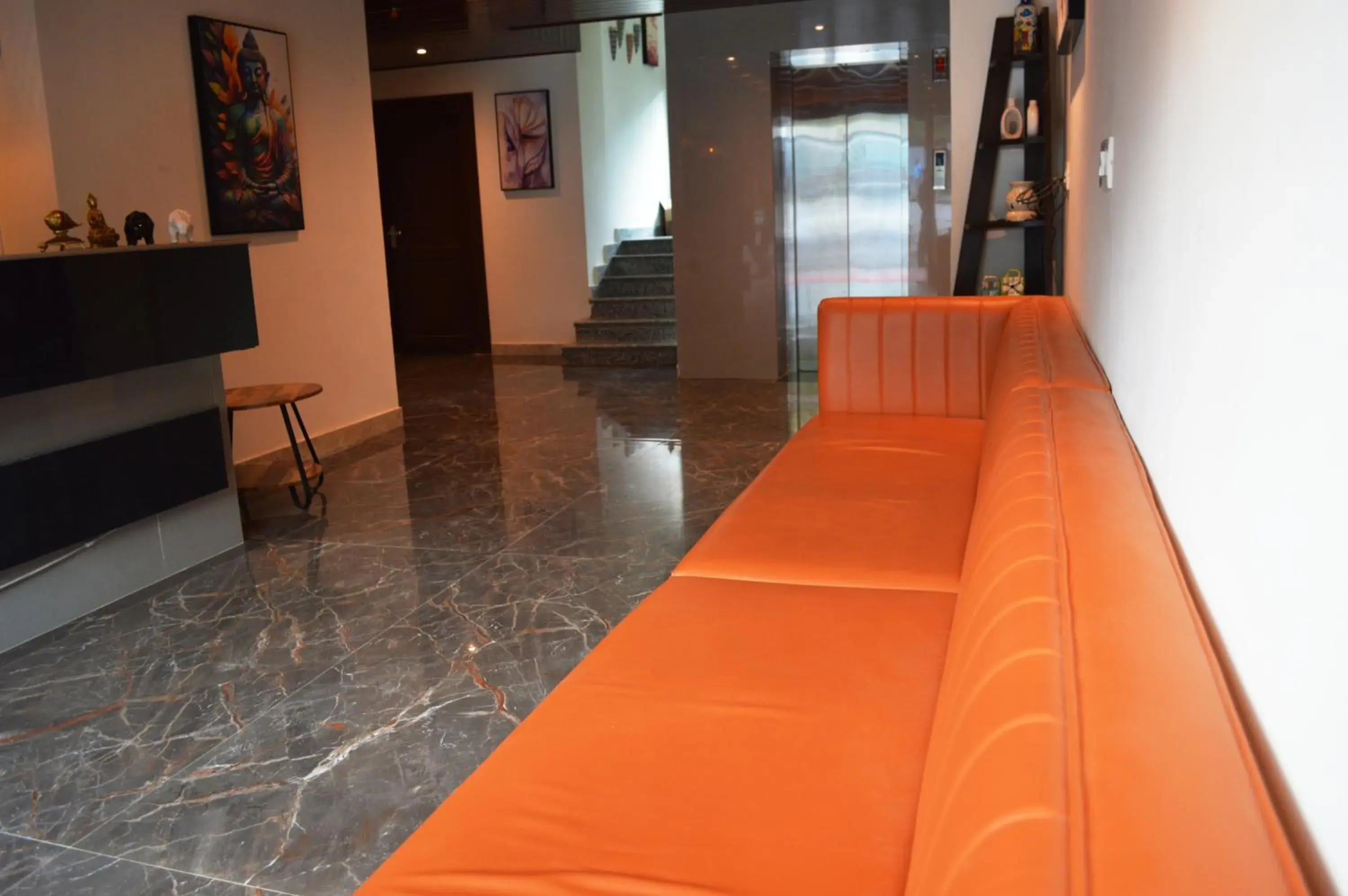 Lobby or reception in Sharanam by Sheosante Lobby or reception in Sharanam by Sheosante