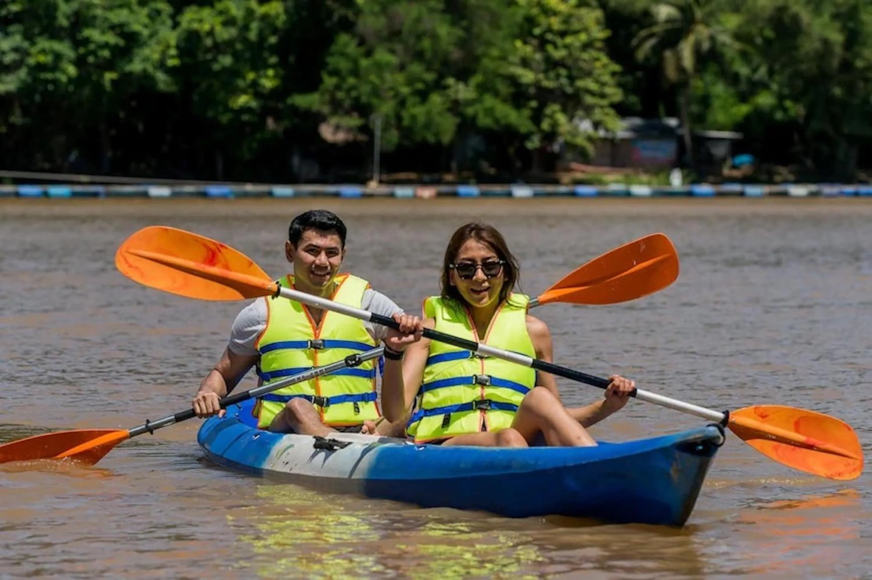 Canoeing in The Campster Kanchanaburi