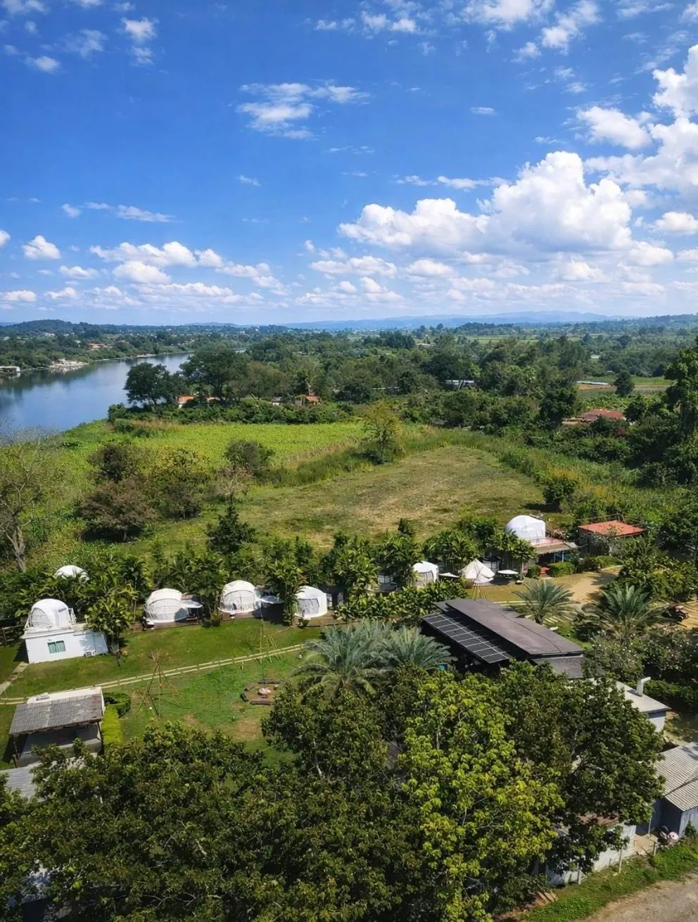 River view in The Campster Kanchanaburi