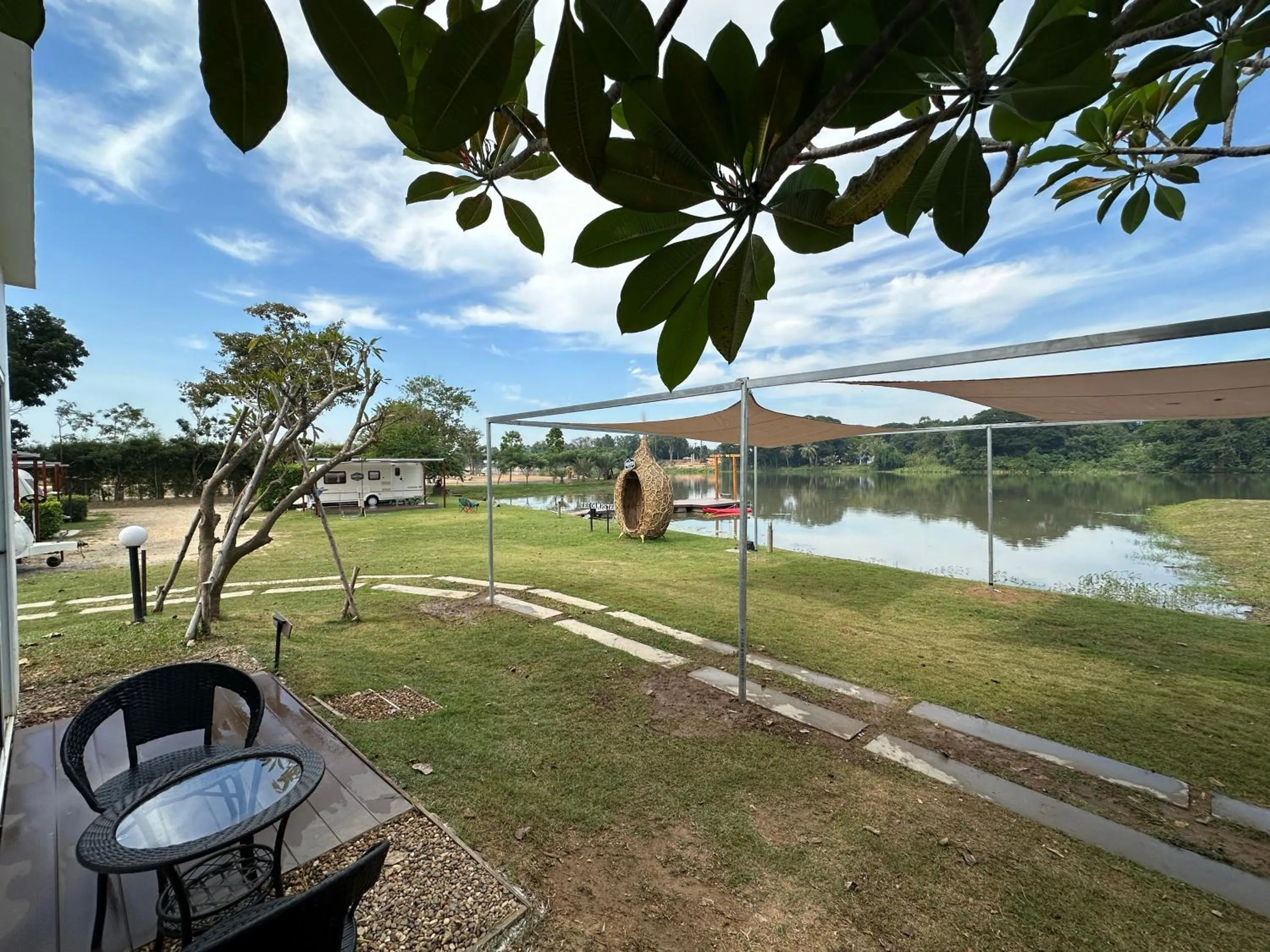 River view in The Campster Kanchanaburi