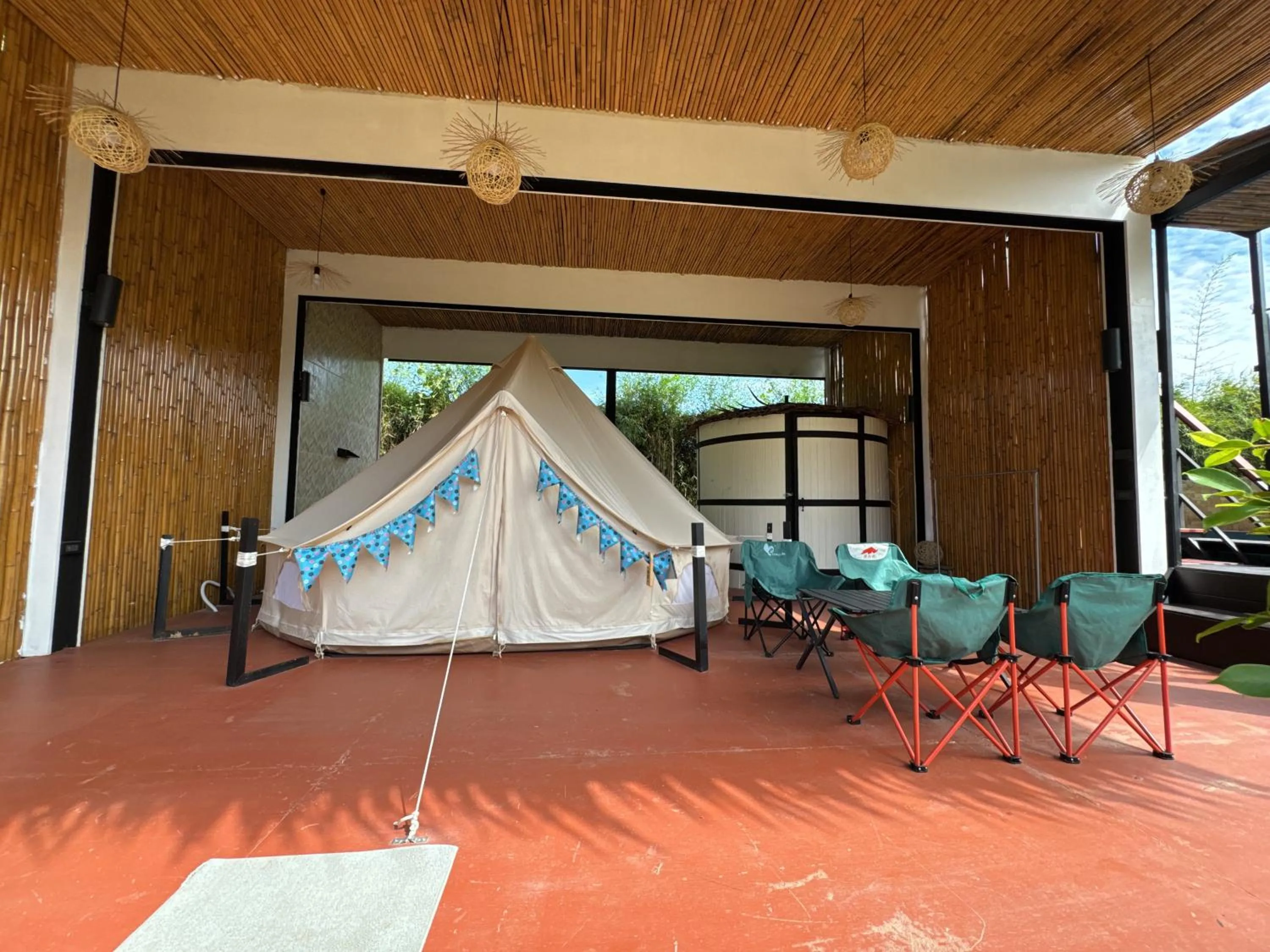 Balcony/Terrace in The Campster Kanchanaburi