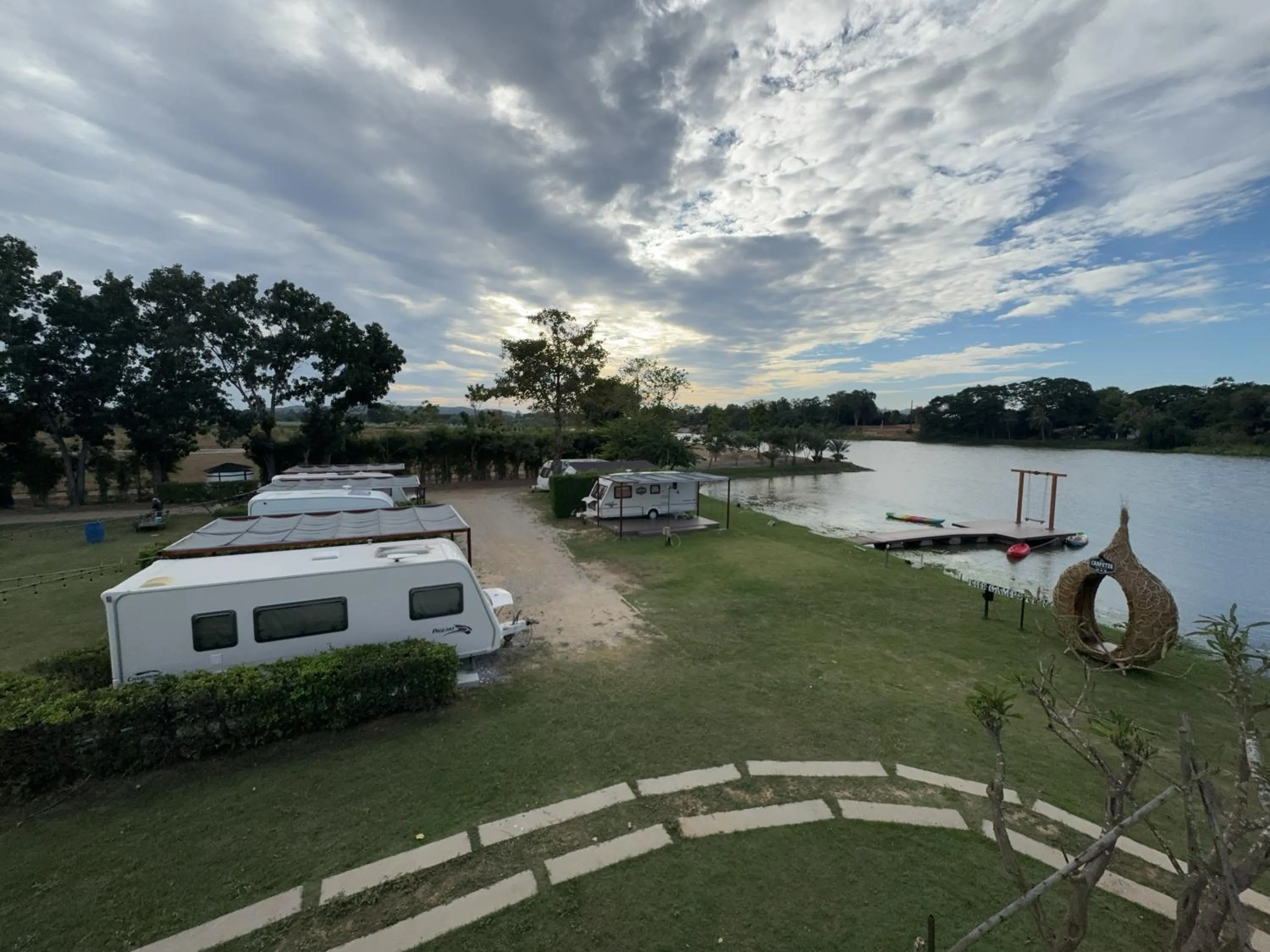 Natural landscape in The Campster Kanchanaburi
