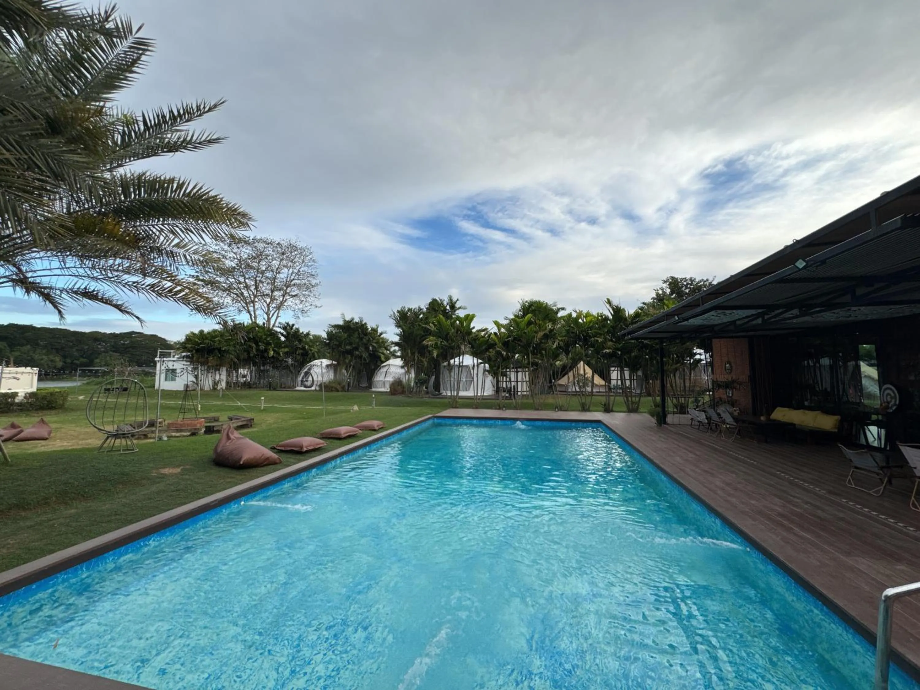 Swimming pool in The Campster Kanchanaburi