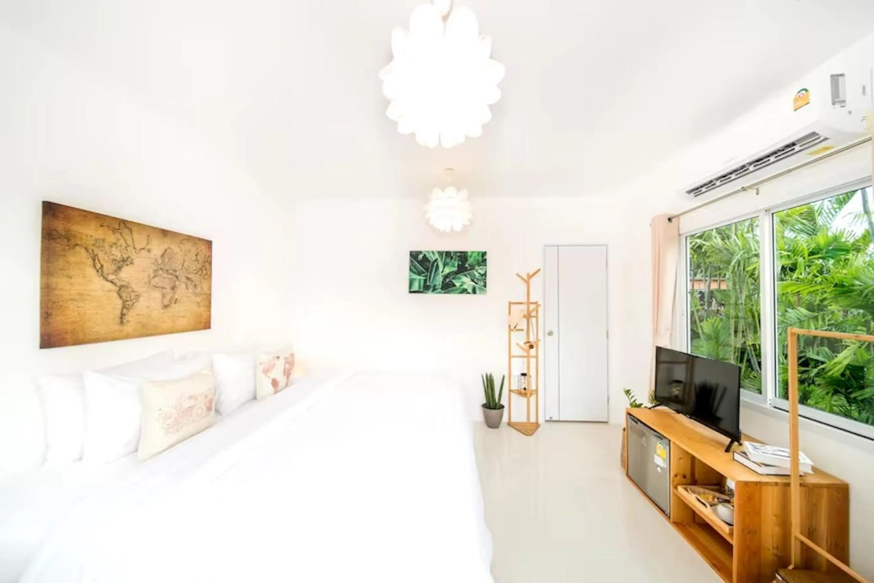 Bed in The Campster Kanchanaburi