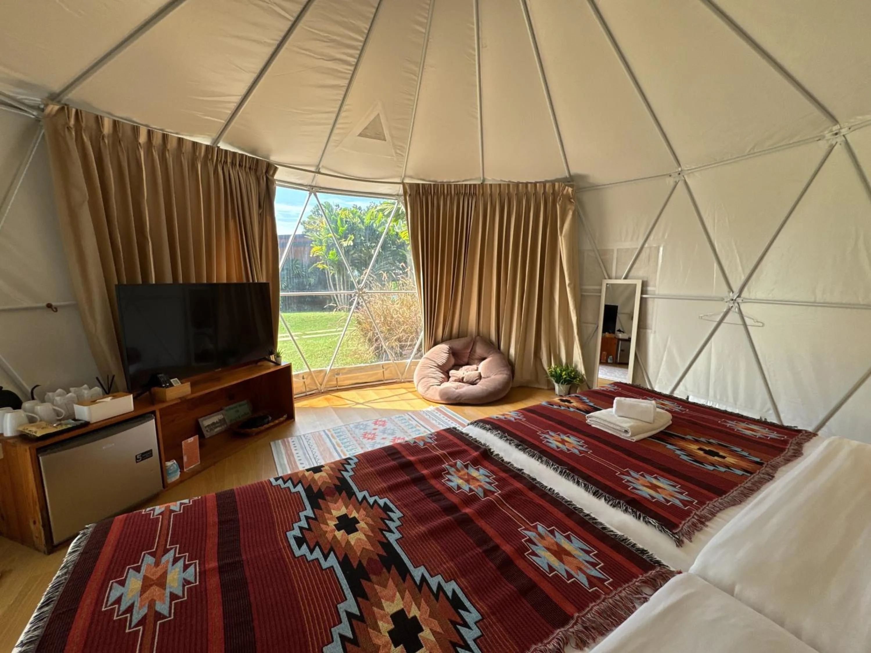 Bedroom, Bed in The Campster Kanchanaburi