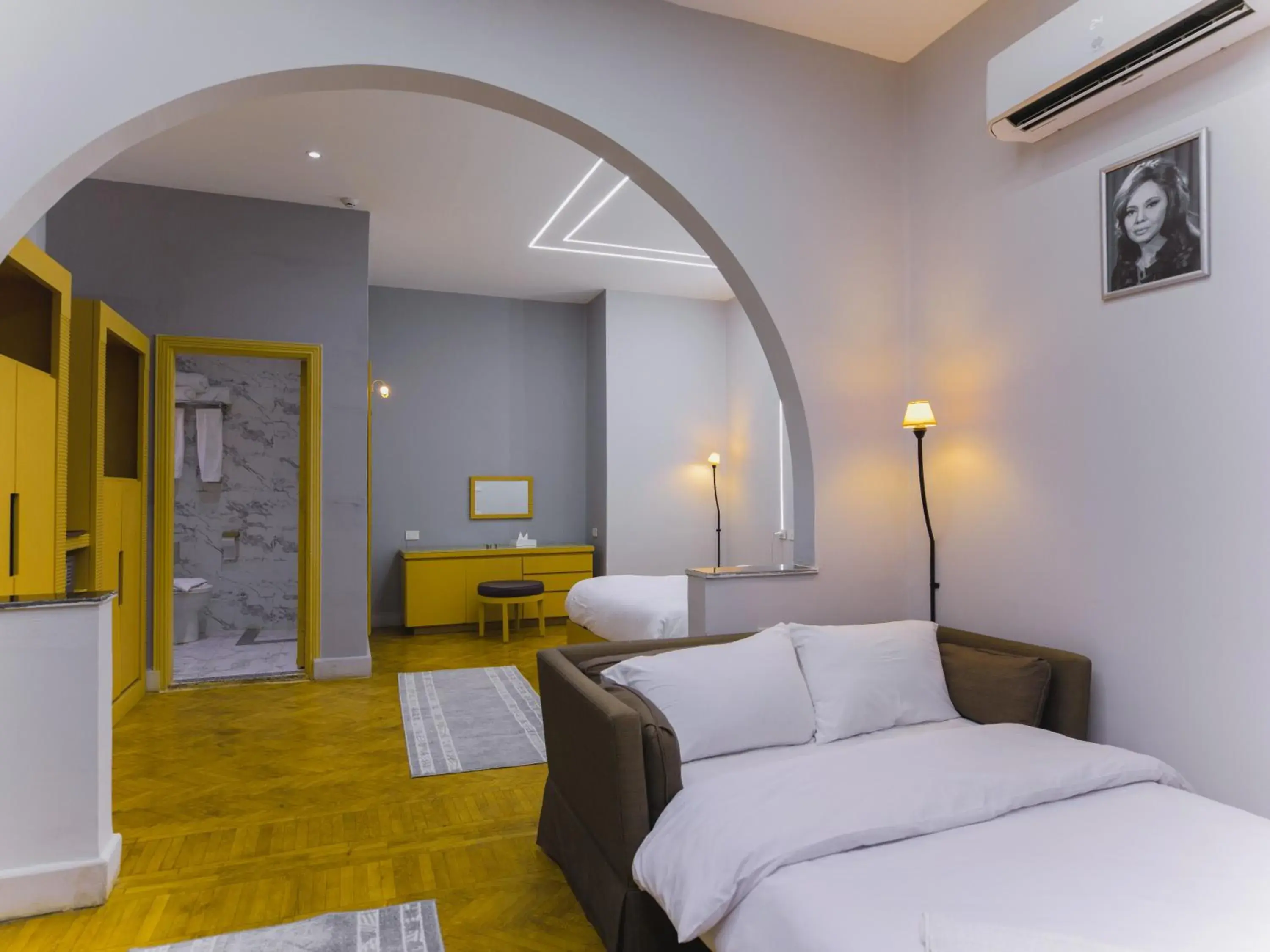 Bed in Zamalek House Hotel Bed in Zamalek House Hotel