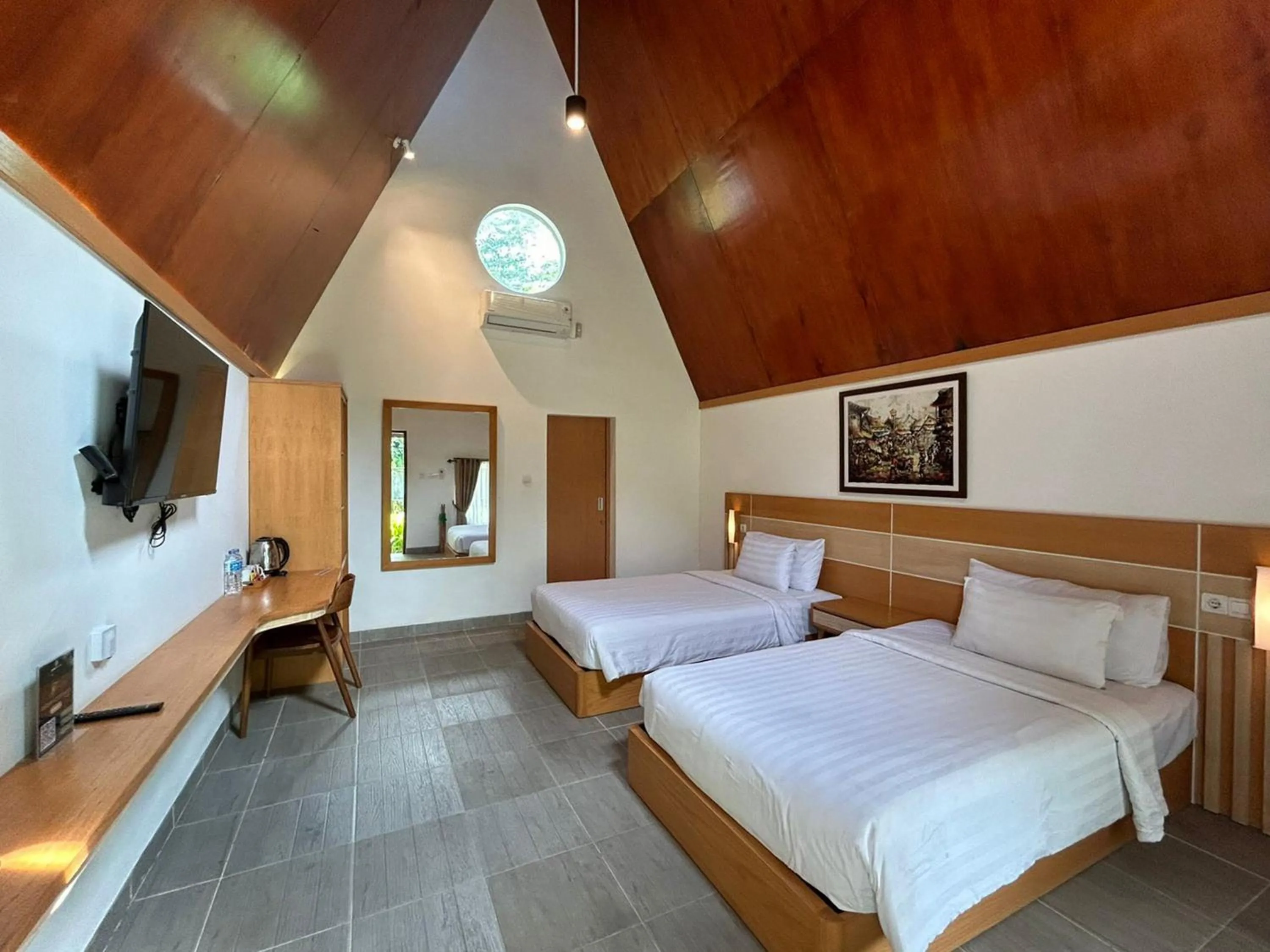 Bedroom, Bed in Asram Edupark