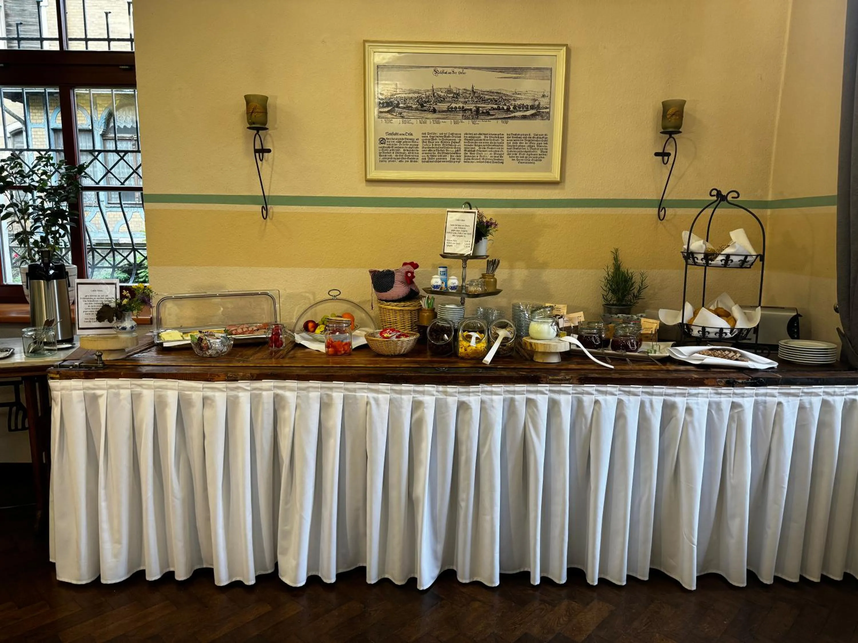 Buffet breakfast in Logis Hotel Stadt Neustadt
