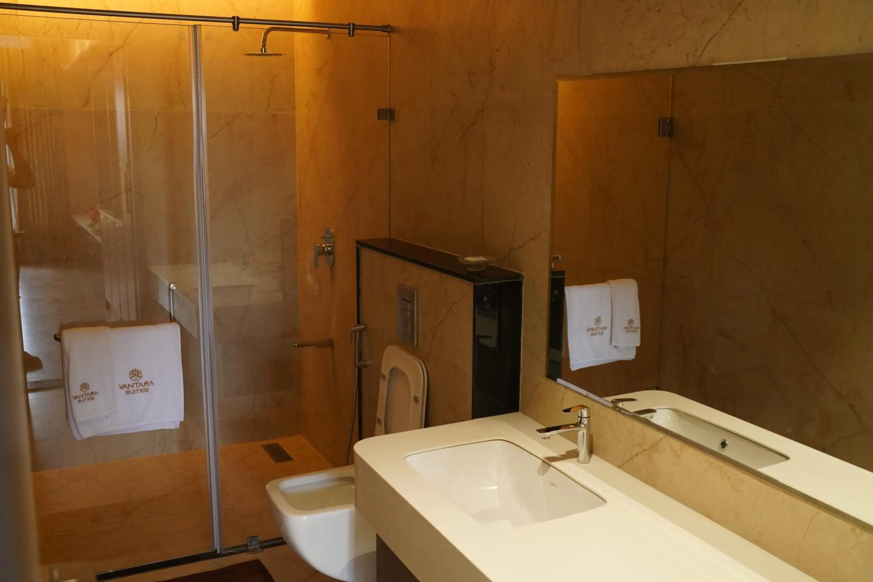 Shower in VANTARA SUITEs