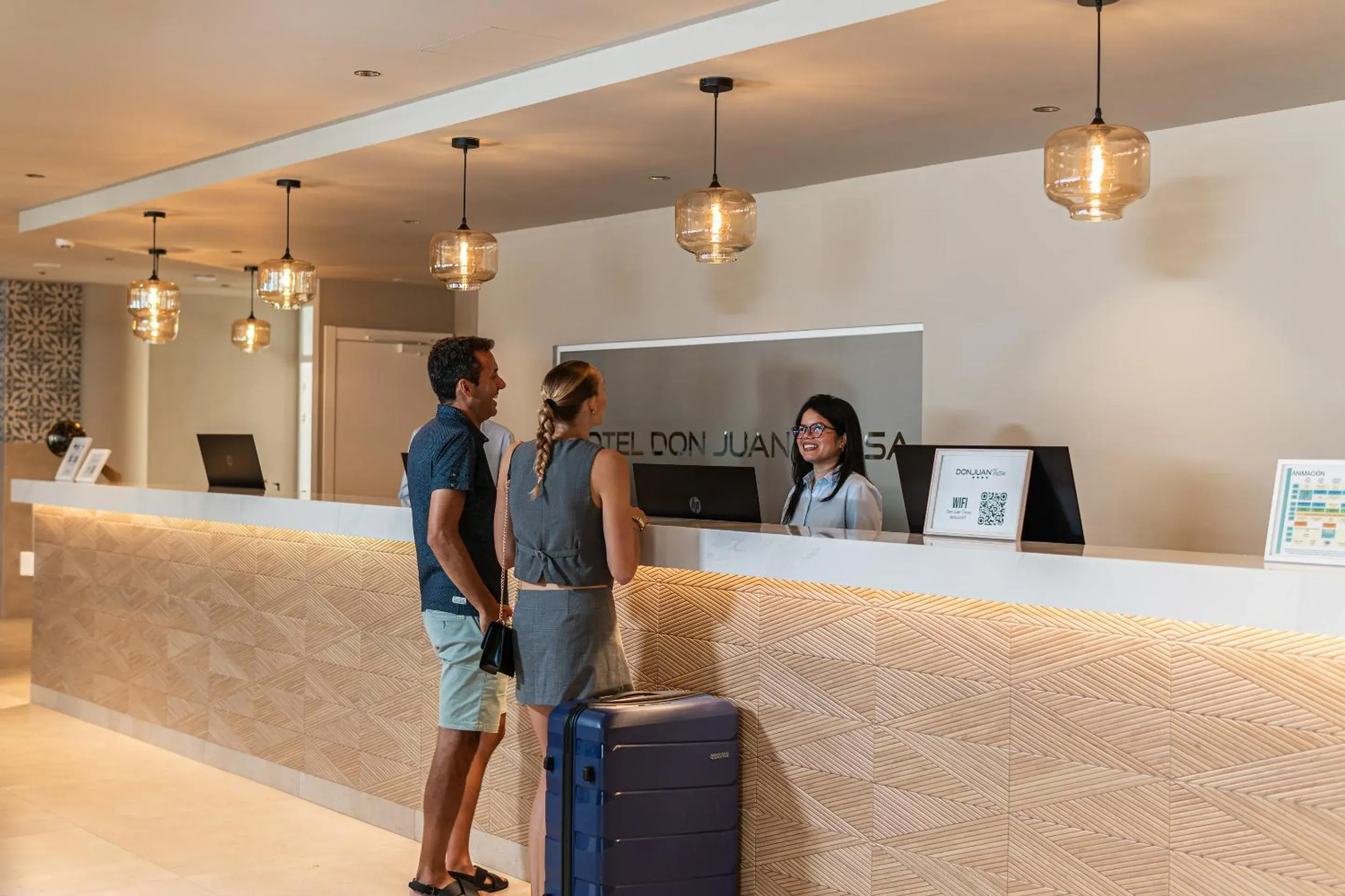 Lobby or reception in Hotel Don Juan Tossa Lobby or reception in Hotel Don Juan Tossa