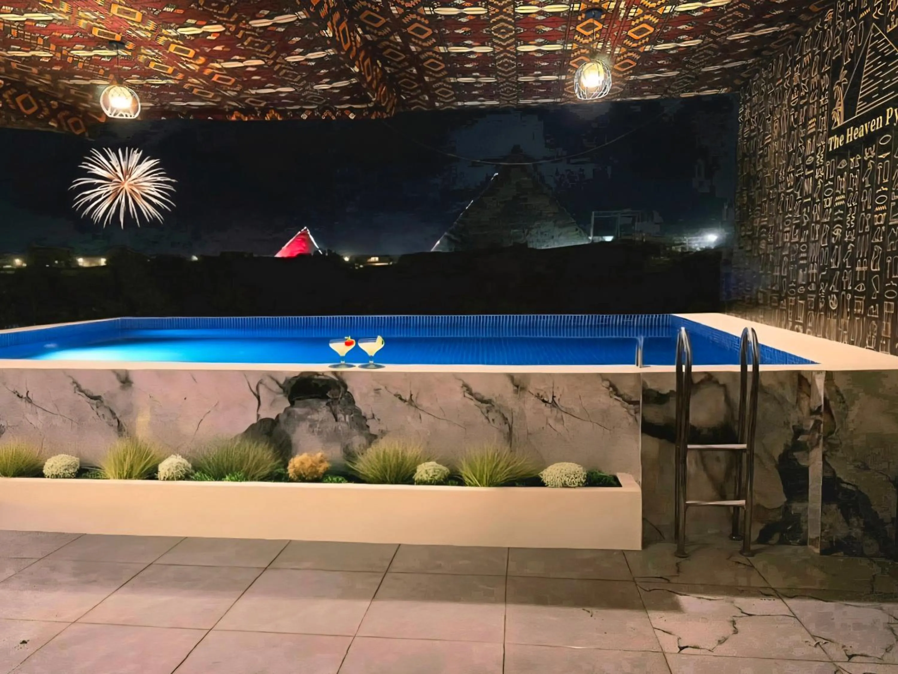 The Heaven Pyramids View