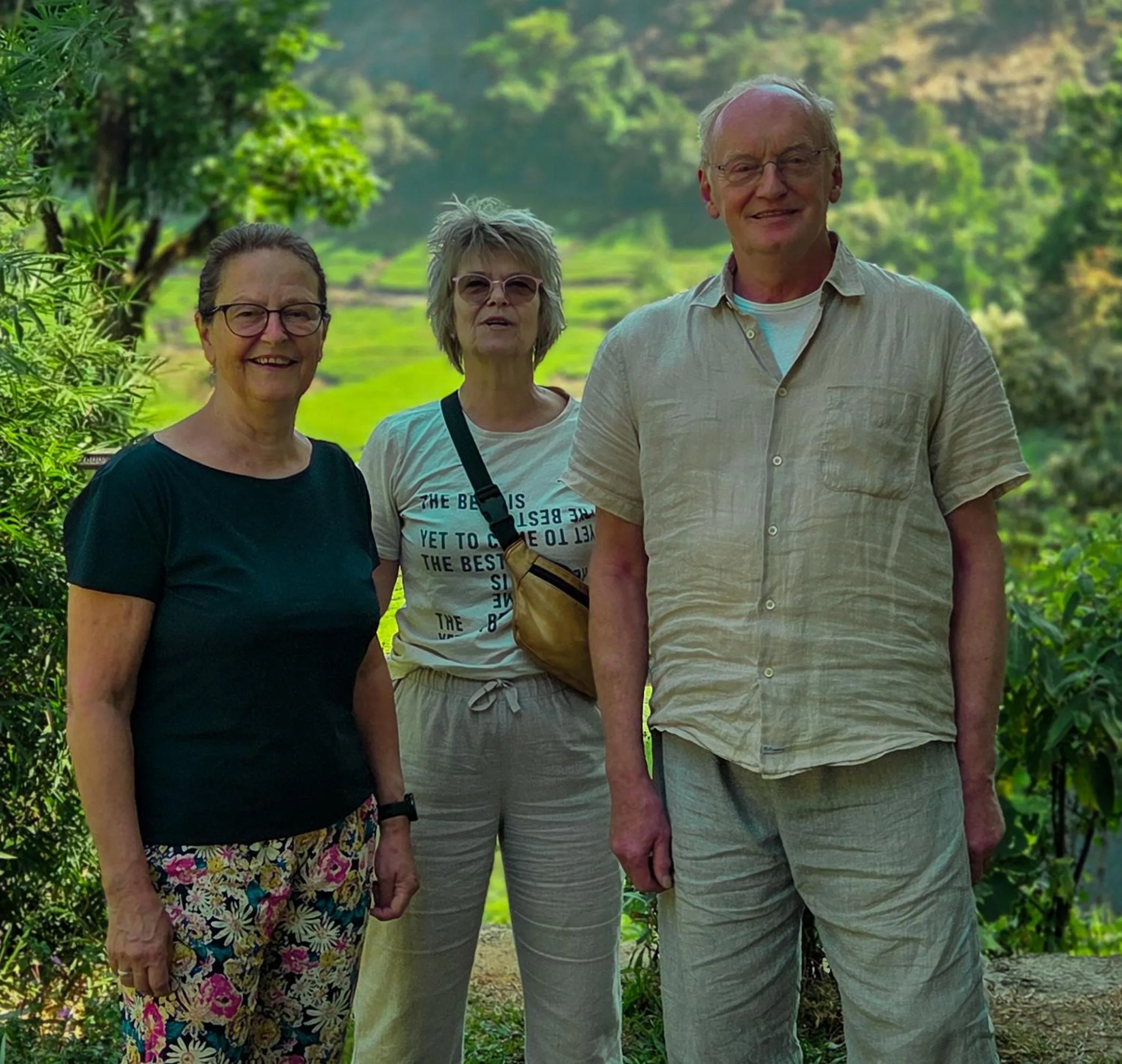 group of guests in Forestscape Resort Munnar