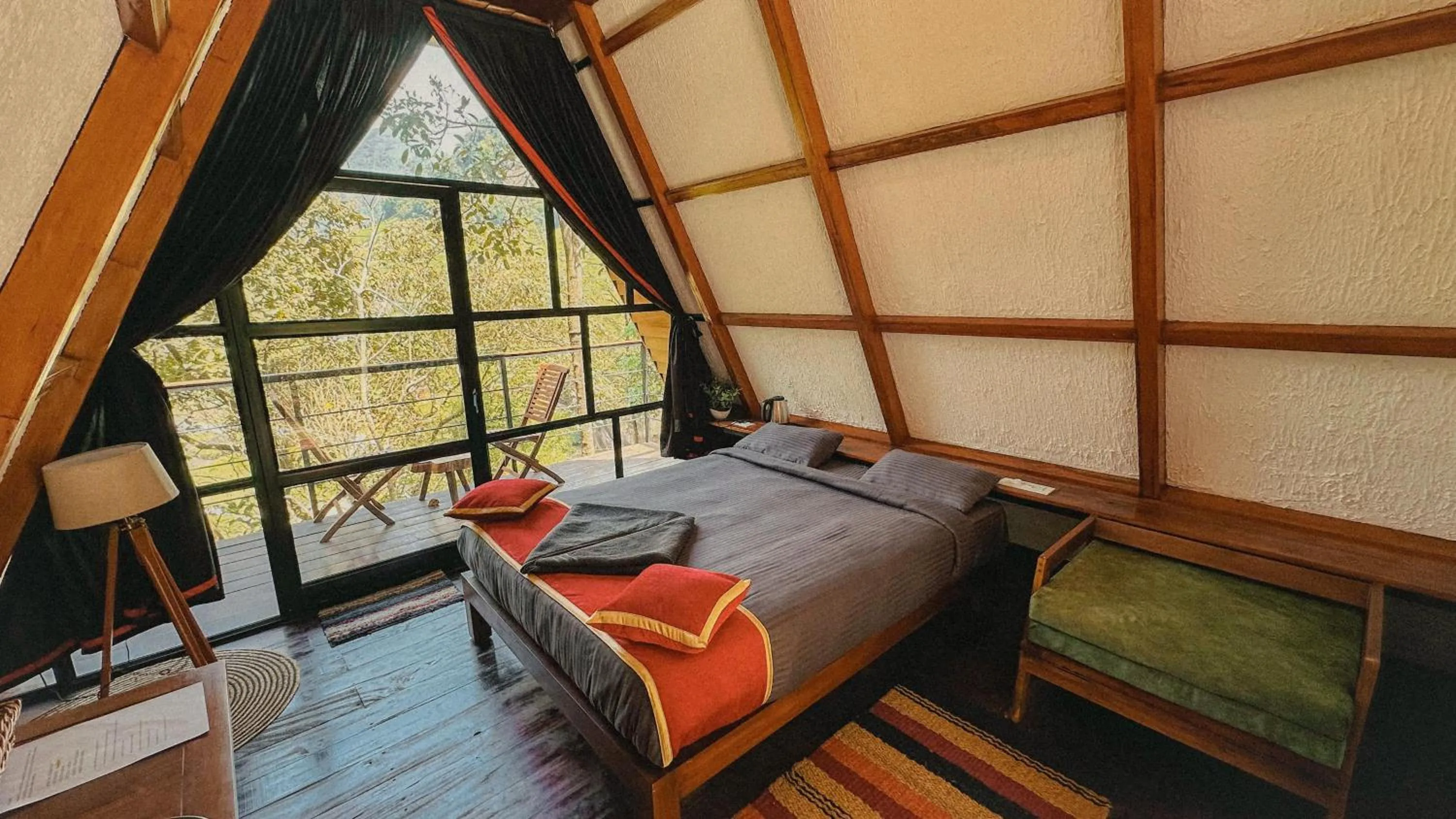 Photo of the whole room, Bed in Forestscape Resort Munnar