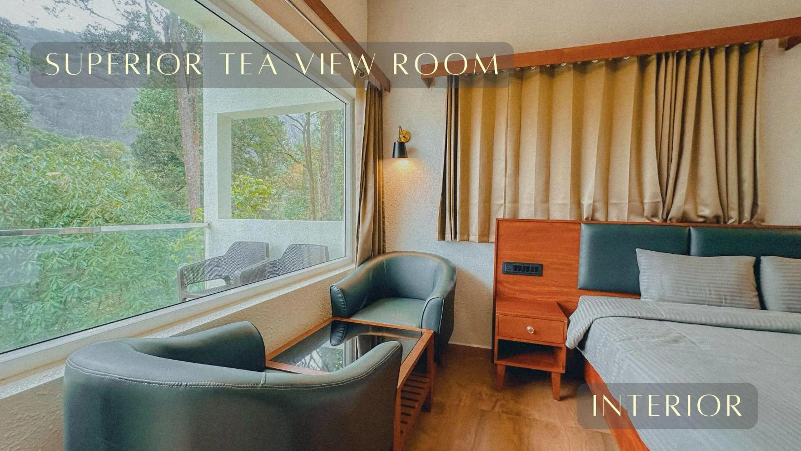 Seating area in Forestscape Resort Munnar