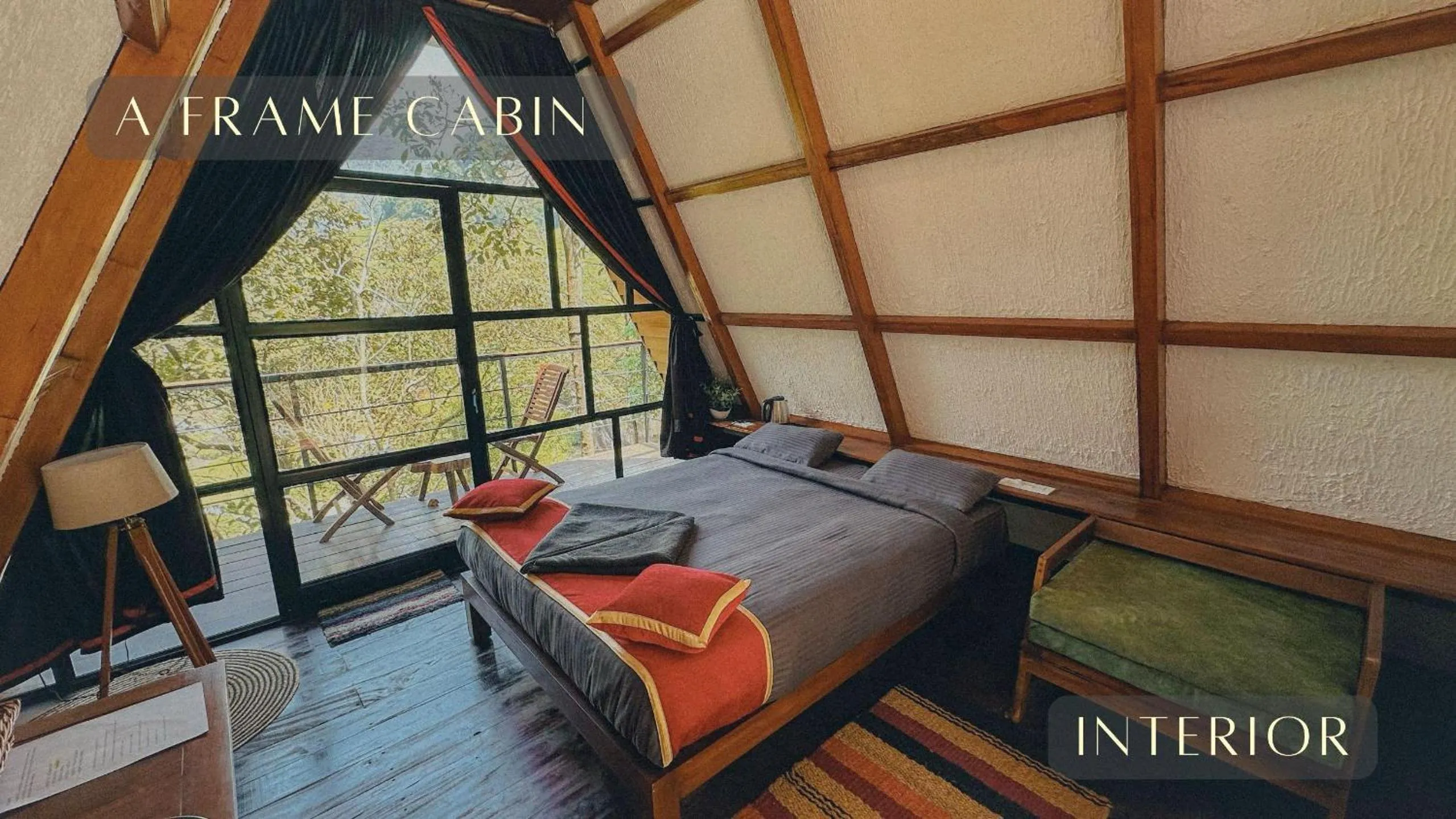 Bed in Forestscape Resort Munnar