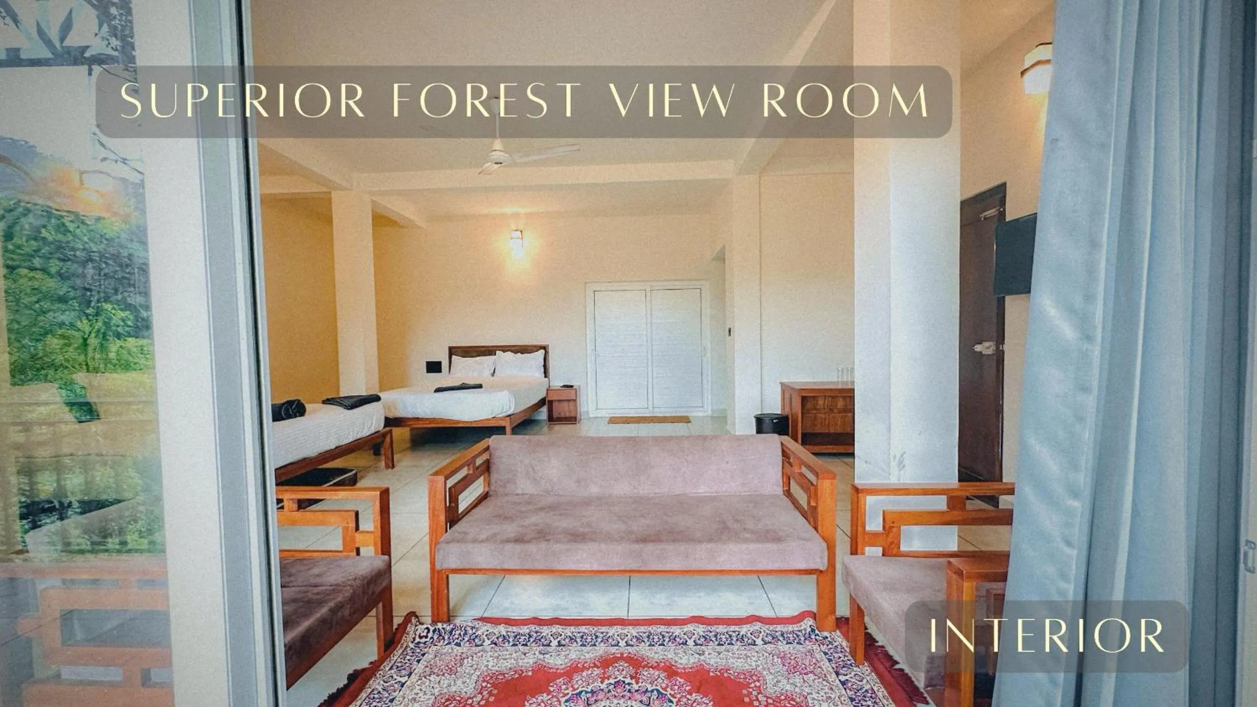 Living room in Forestscape Resort Munnar